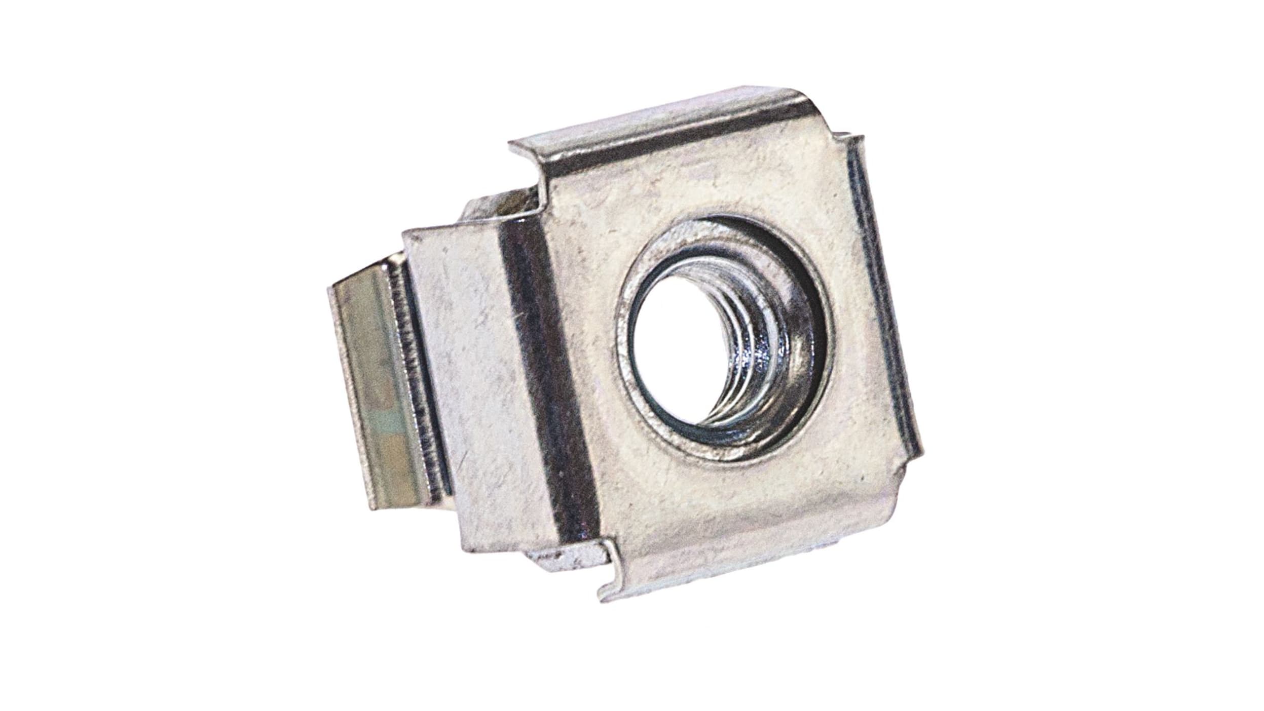 036451 Ecrou cage M5 pour fixation apparaillage - montage sur perforation  carrée 8,3x8,3mm - professionnel