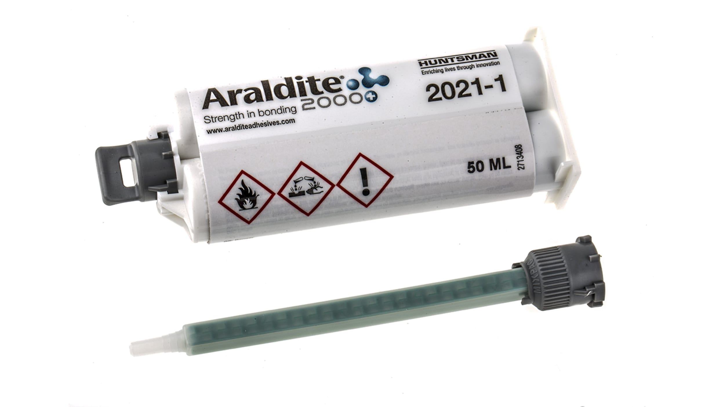 Adhesivo epoxi Araldite 2014-2 de color Gris, Cartucho doble de 50 ml