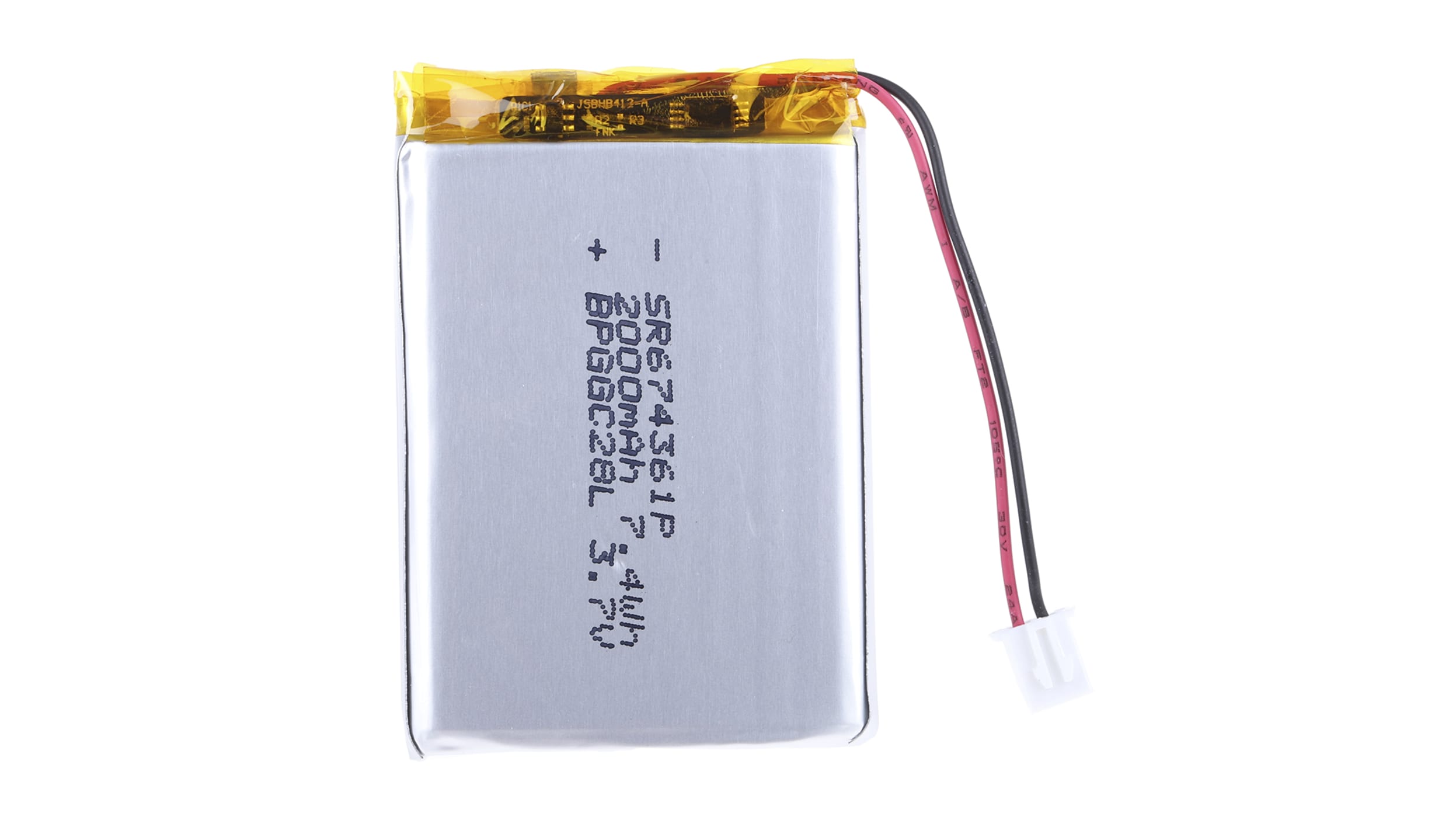 Li-Polymer Battery 3.7V 2000mAh