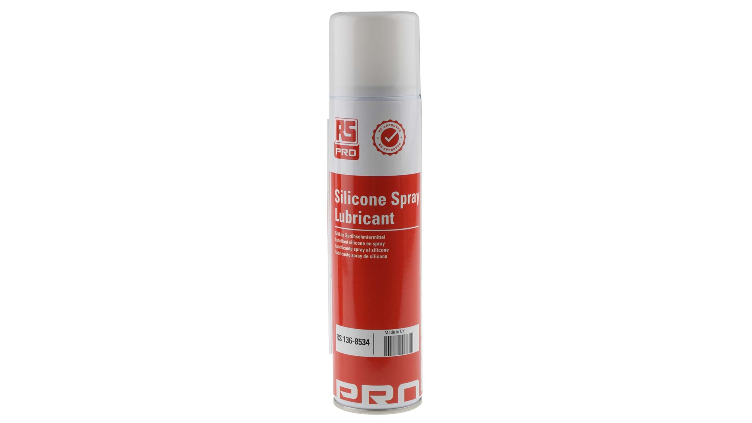 RS PRO Schmierstoff Silikon, Spray 400 ml