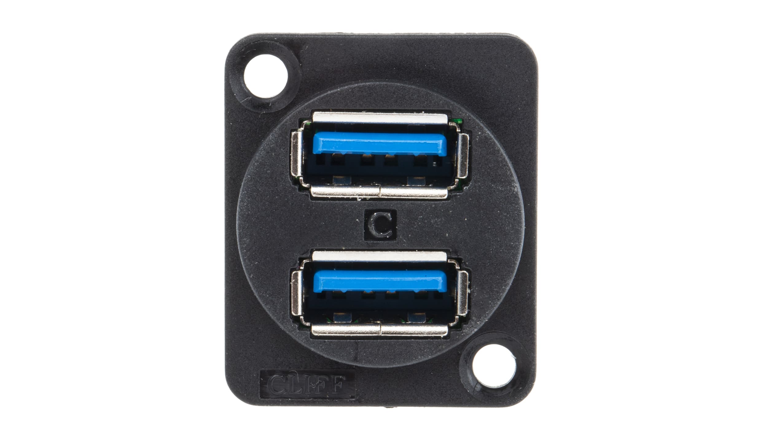 RS PRO USB-Steckverbinder 3.0 A, 2-Port Buchse, Tafelmontage