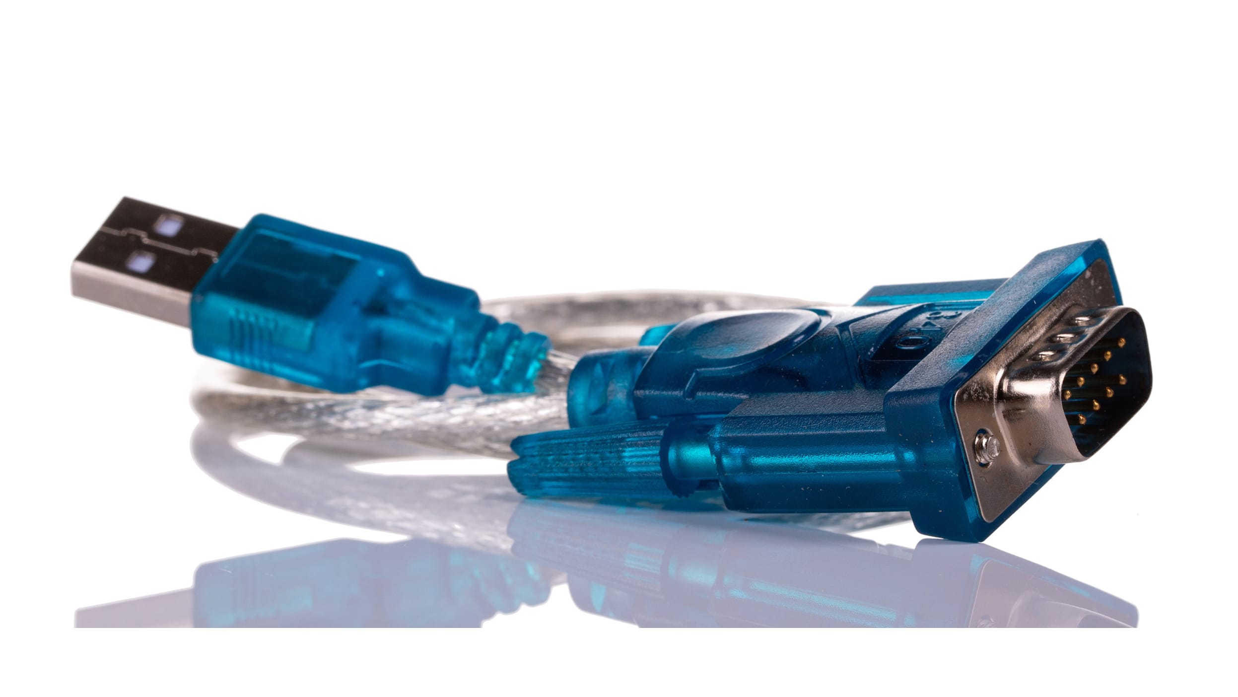 RS PRO RS232 USB A Male to DB 9 Male Converter Cable RS