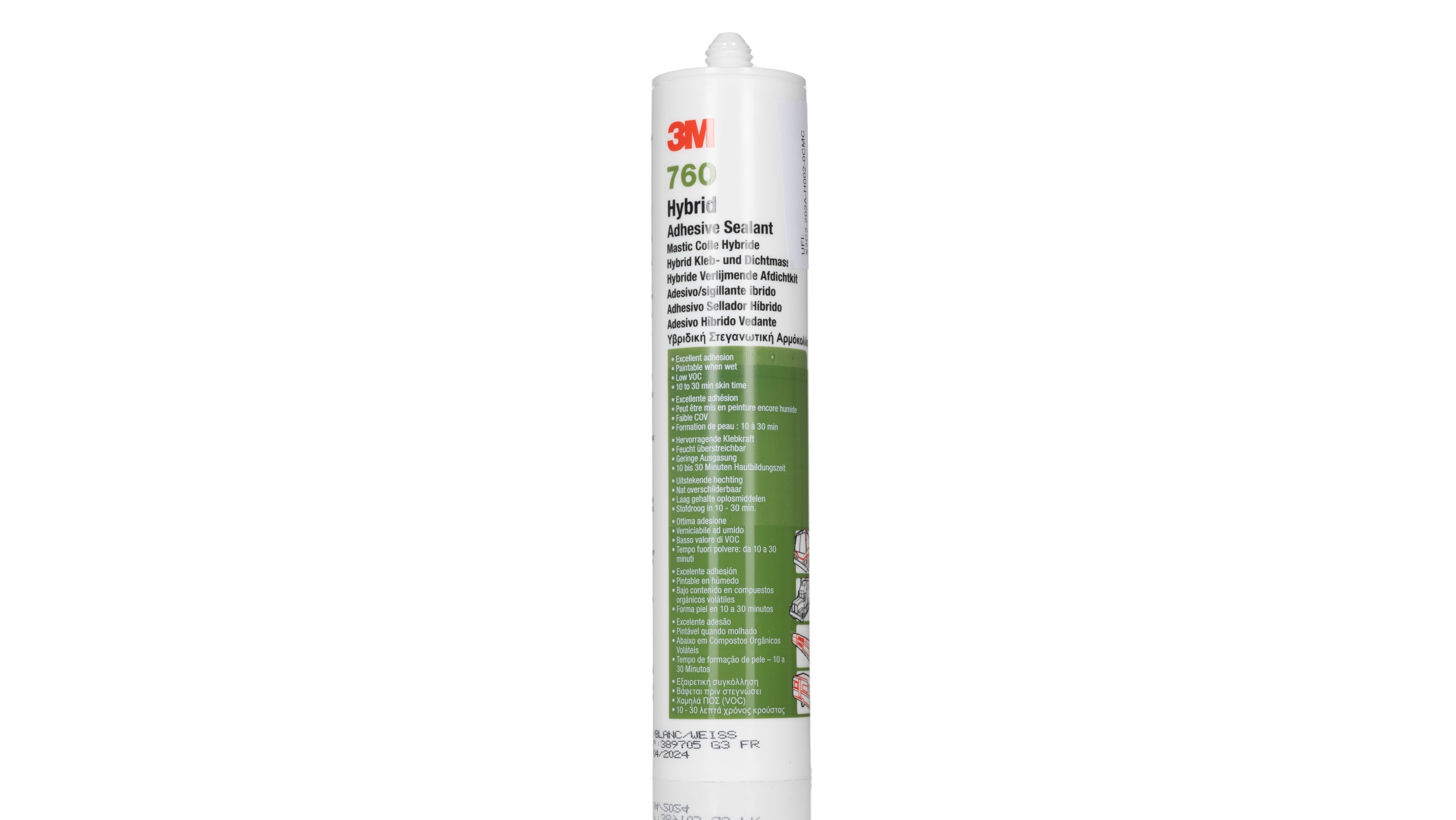 Mastic de finition 3M blanc cassé 