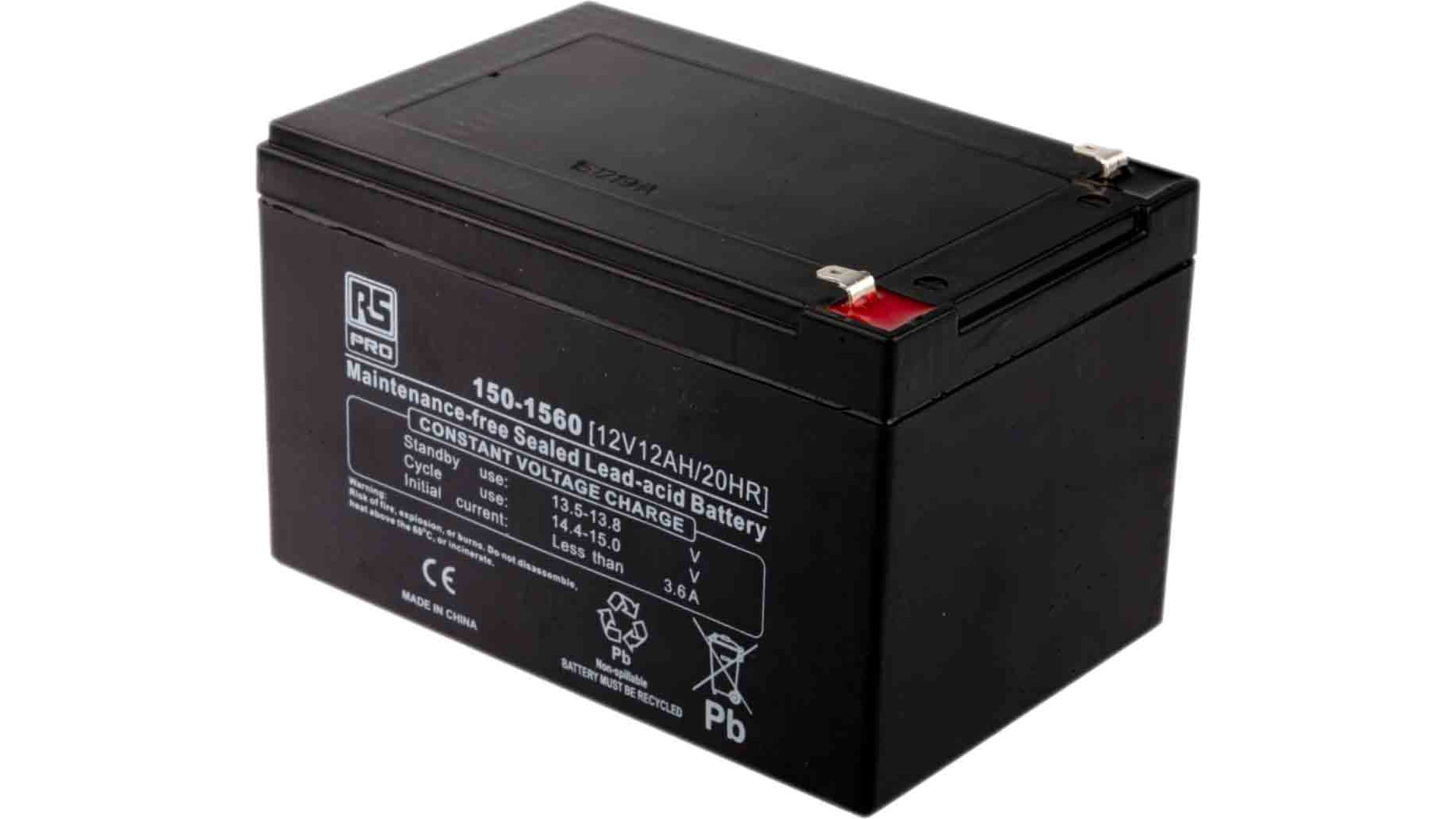 Batterie au plomb étanche RS PRO 12V 60Ah cyclique Code