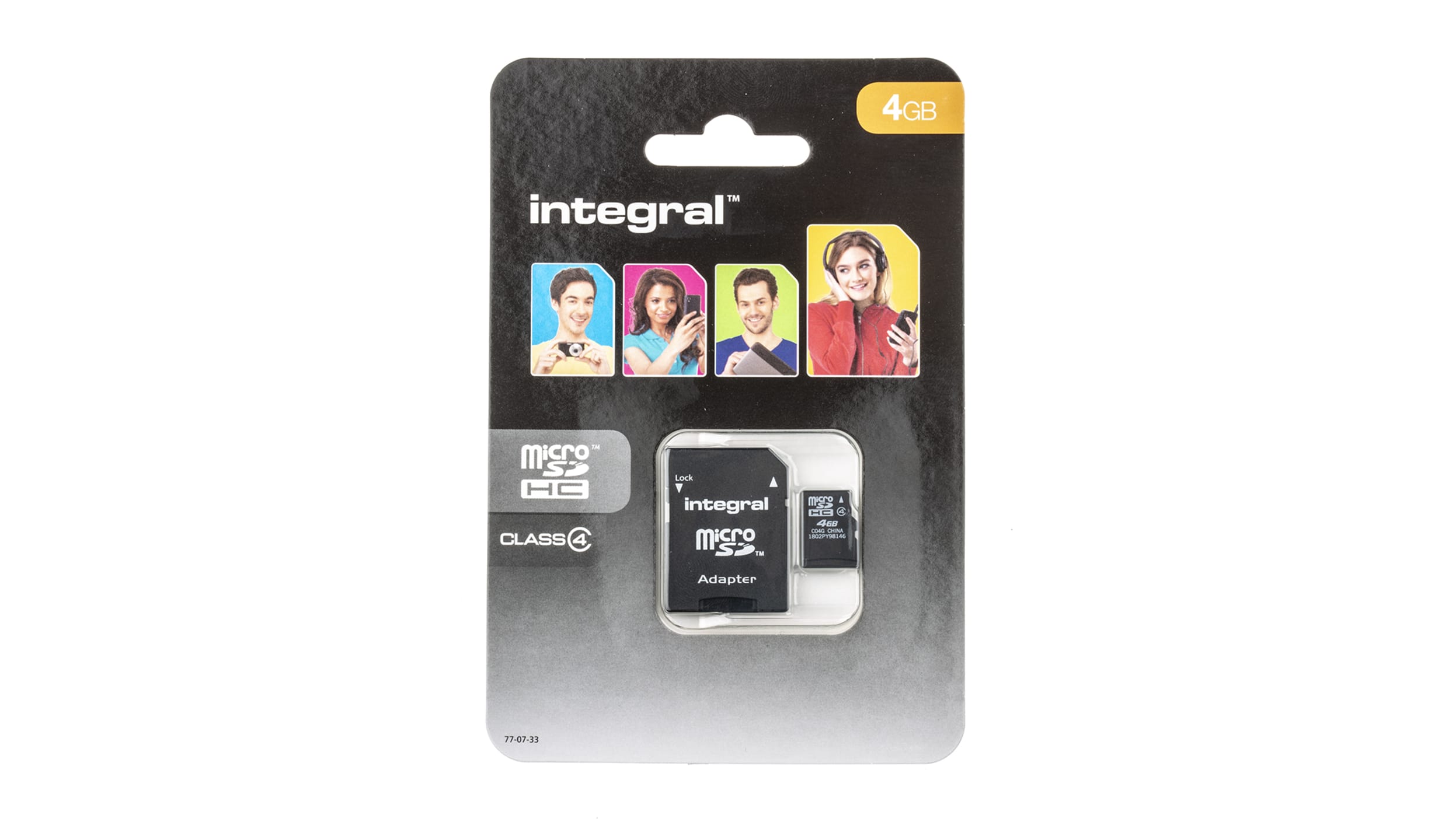 INMSDH4G4V2, Carte SD Integral Memory 4 Go MicroSDHC