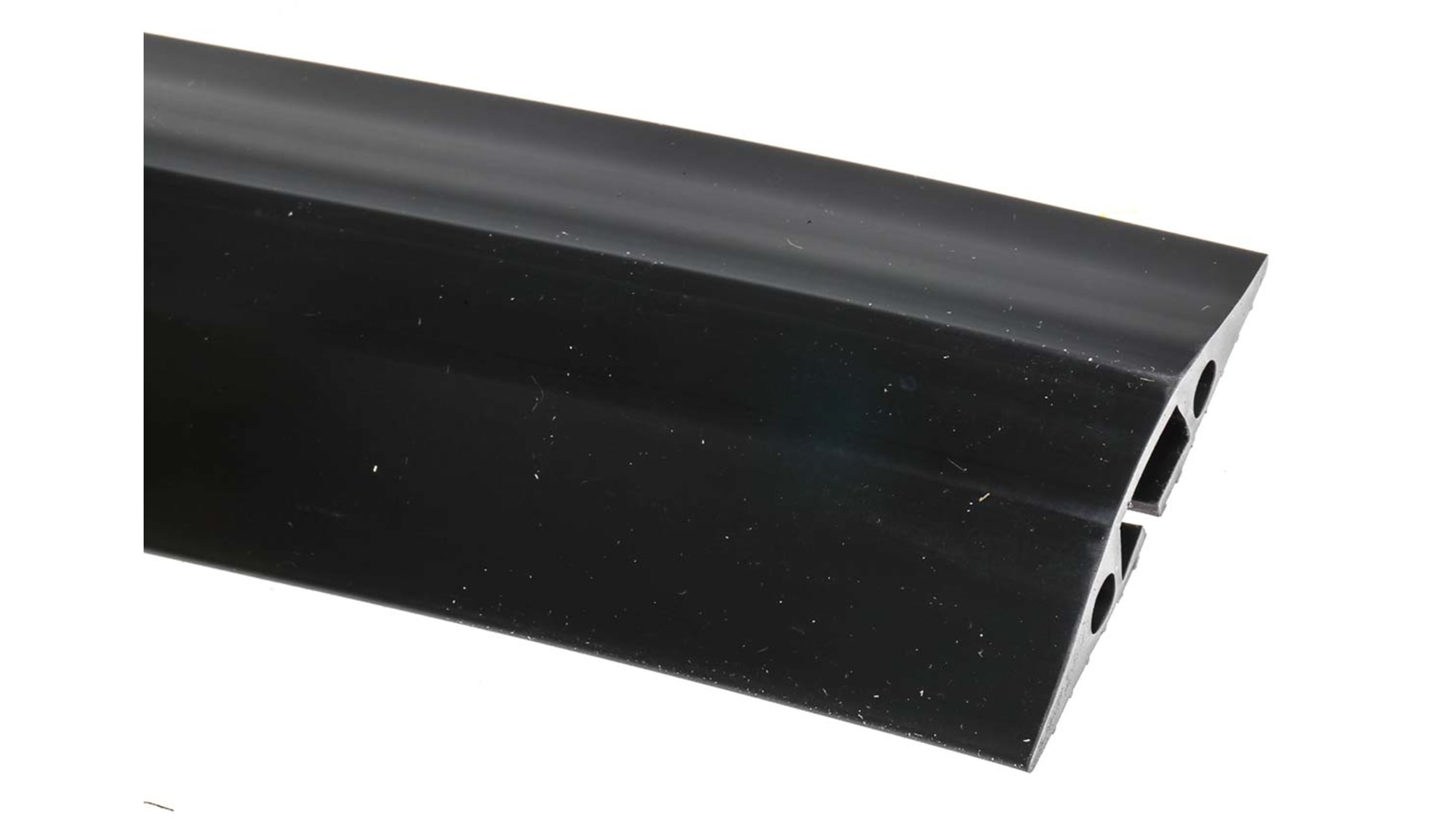 Pasacables de suelo, RS PRO, Negro 14 x 9mm, 1.8m x 14mm x 68 mm PVC