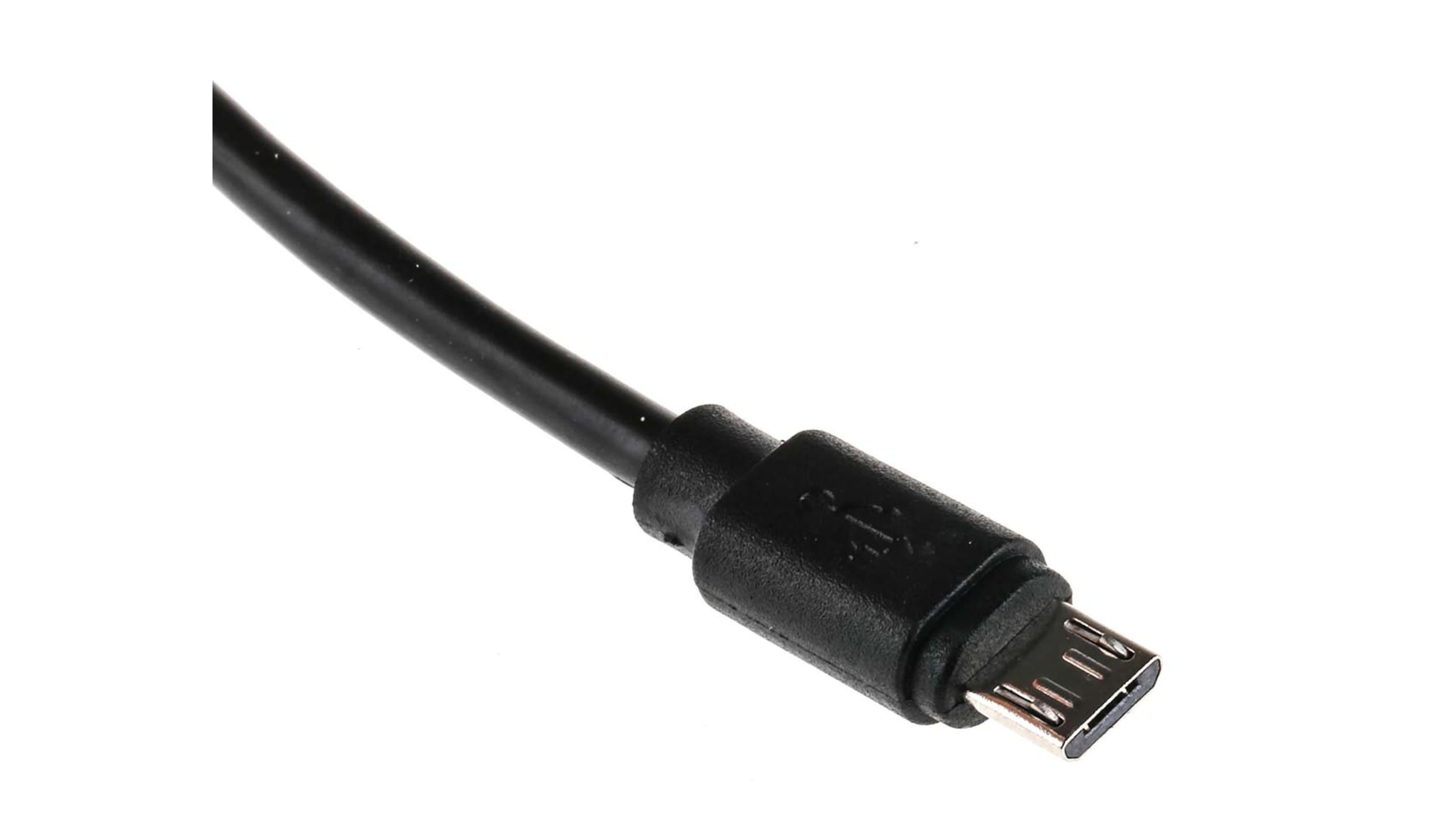 Câble USB RS PRO, Mini USB B vers Mini USB B, 200mm, Noir Code commande RS:  111-6755