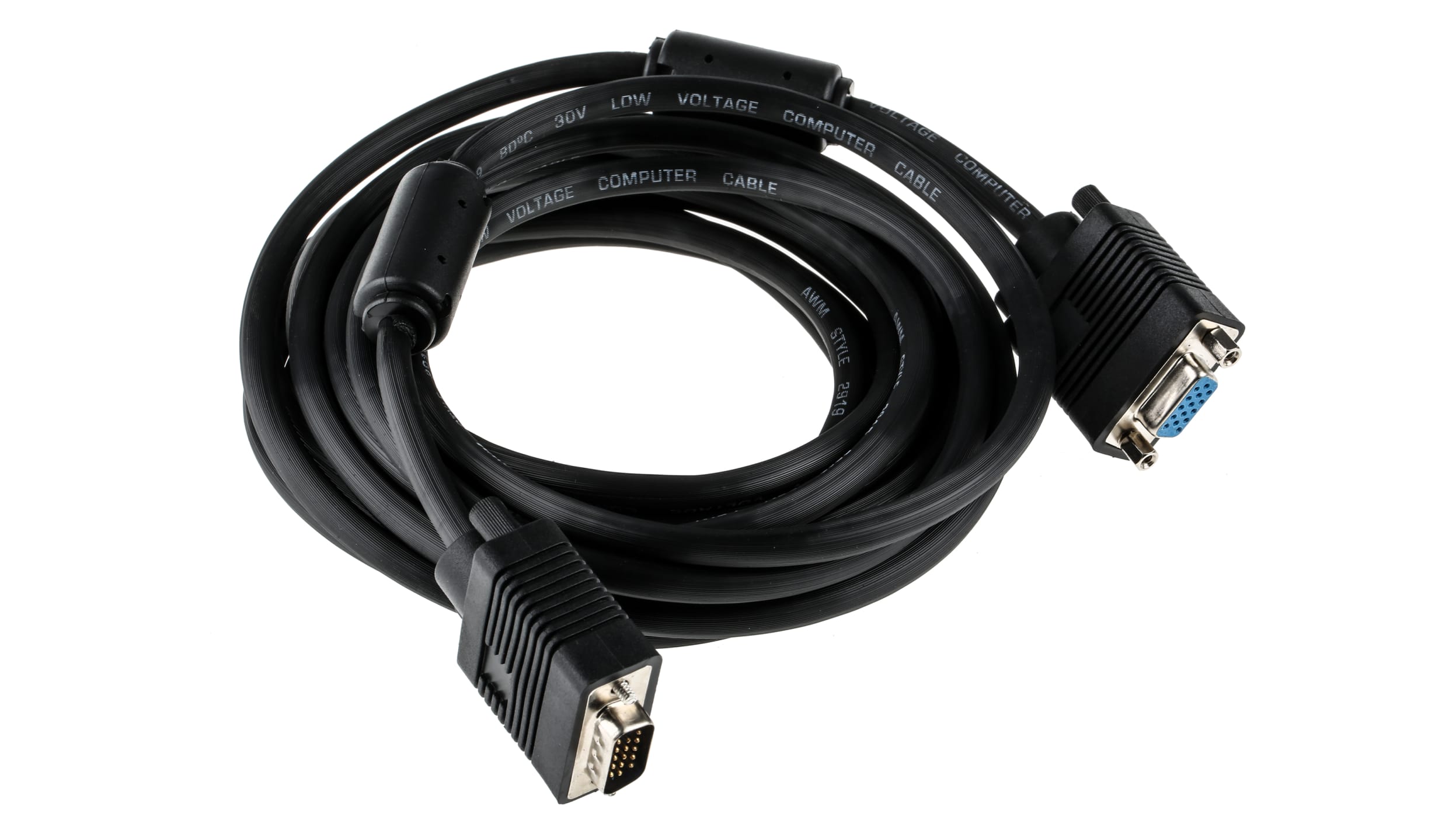 RS PRO Male VGA to Female VGA Cable, 5m | RS