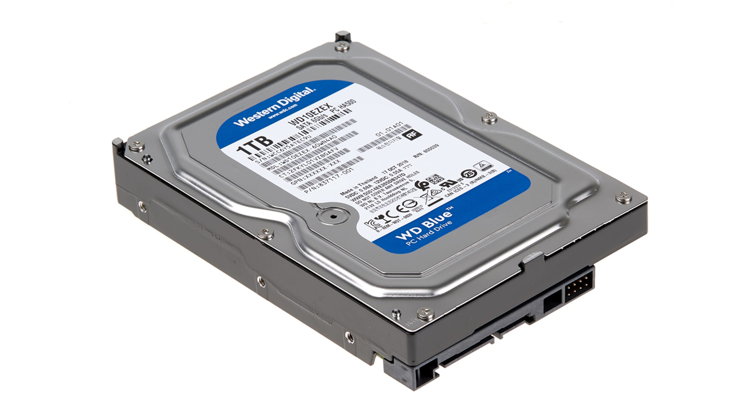 WD10EZEX | Western Digital 外付けハードディスク 内蔵 1 TB SATA 6 Gbit/s | RS