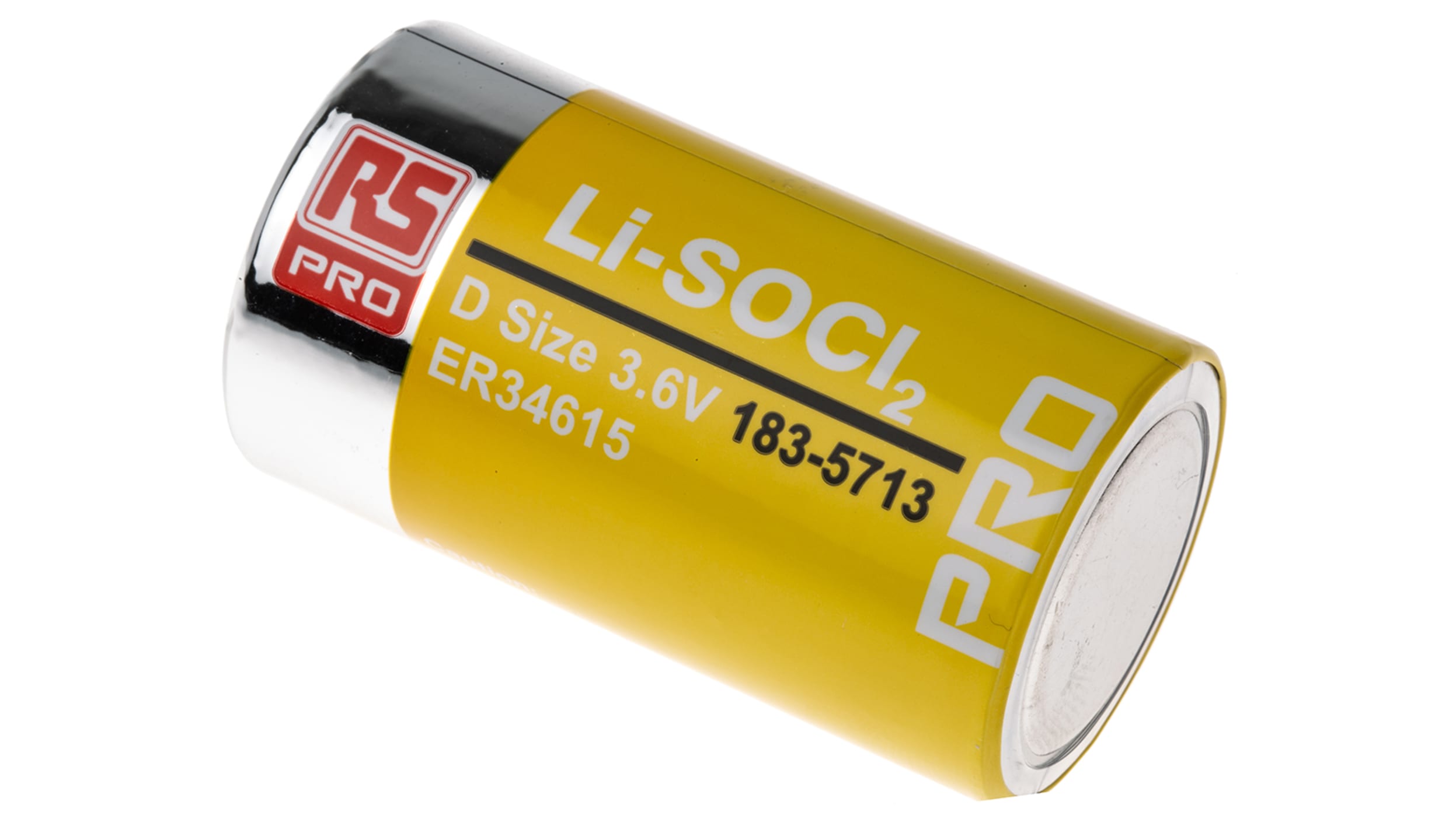 RS PRO Lithium Thionylchlorid D Batterie, 19Ah, 3.6V