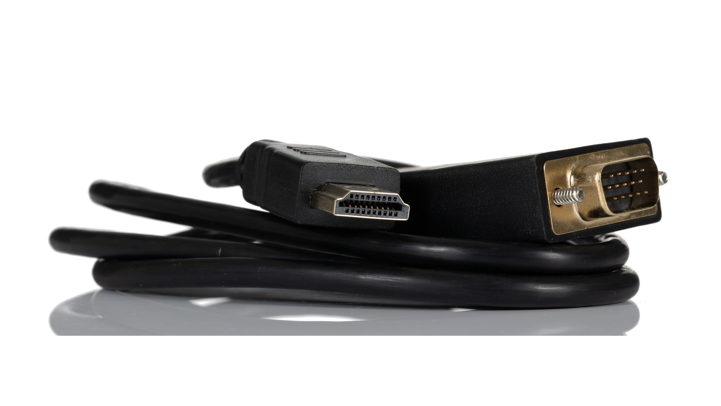 RS PRO Male HDMI to Male VGA Cable, 1m