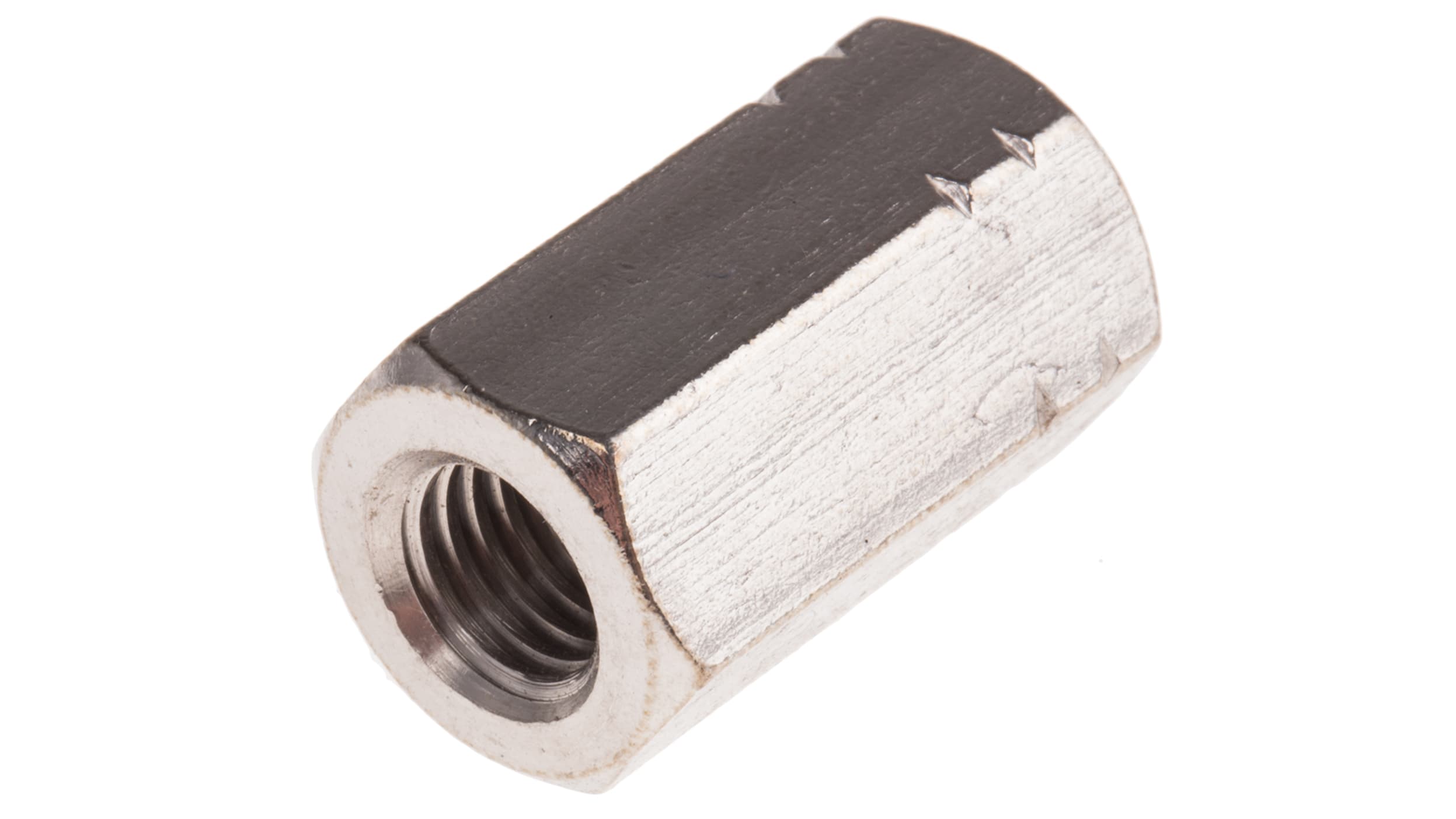 30mm Plain Stainless Steel Coupling Nut, M10, A4 316