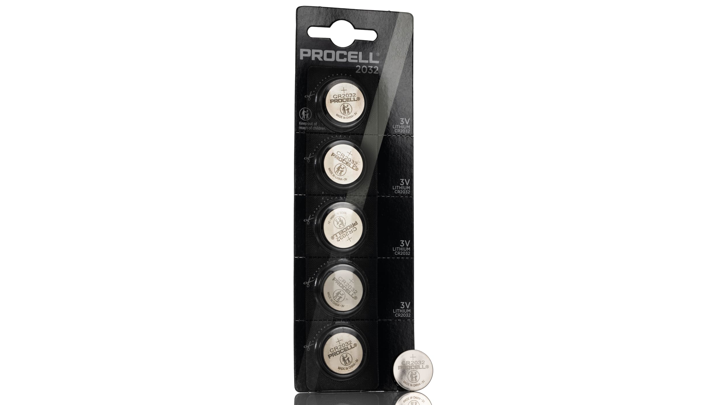 Pila de botón CR2032 3V - UL2032 - MaxiTec