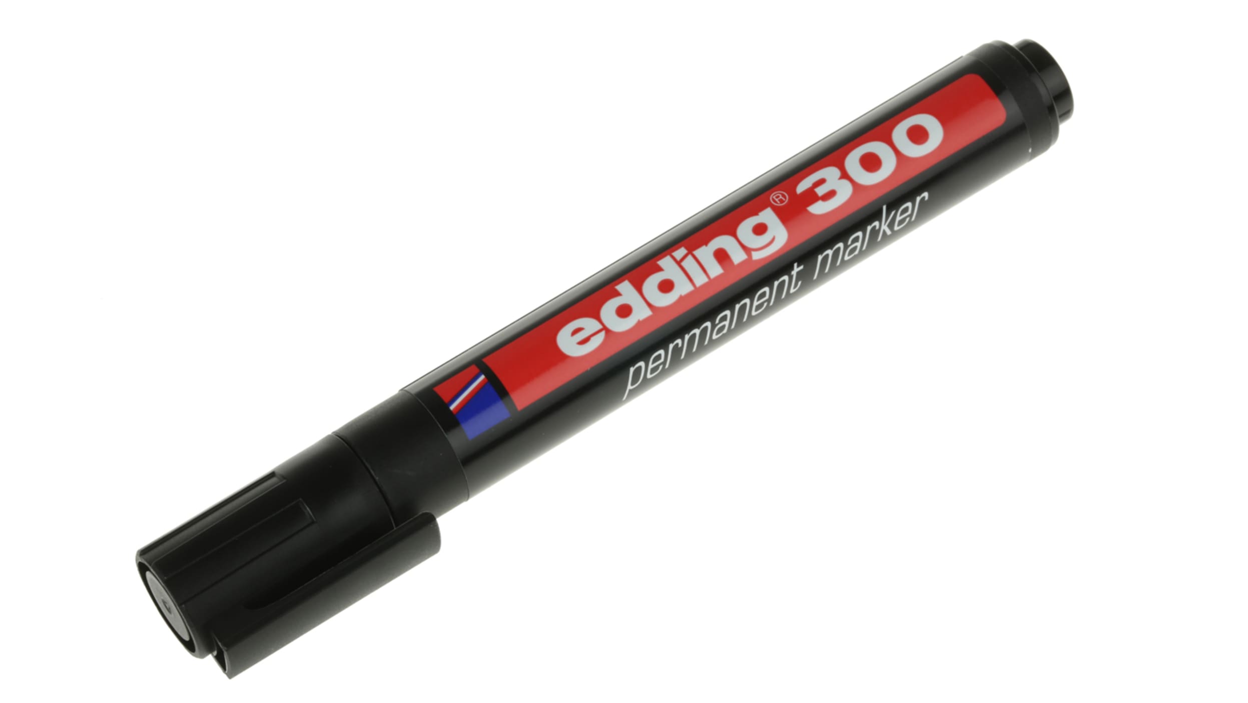 Edding 300 rotuladores permanentes de 1,5 a 0.118 in, color negro, paquete  de 3