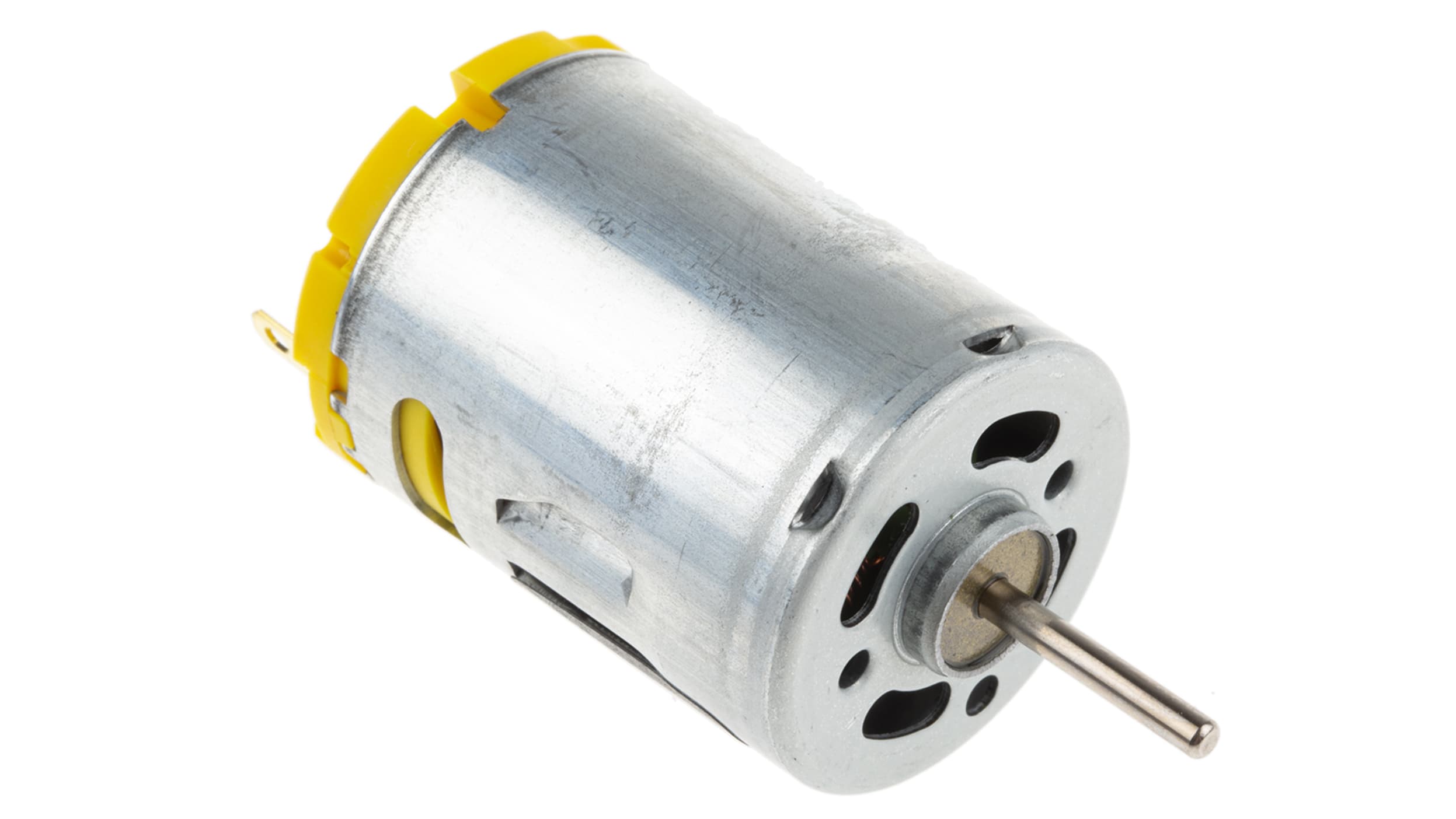 RS PRO Geared DC Motor, 24.6 W, 3 → 7.2 V dc, 107.3 gcm, 22356 rpm, 2.3mm  Shaft Diameter