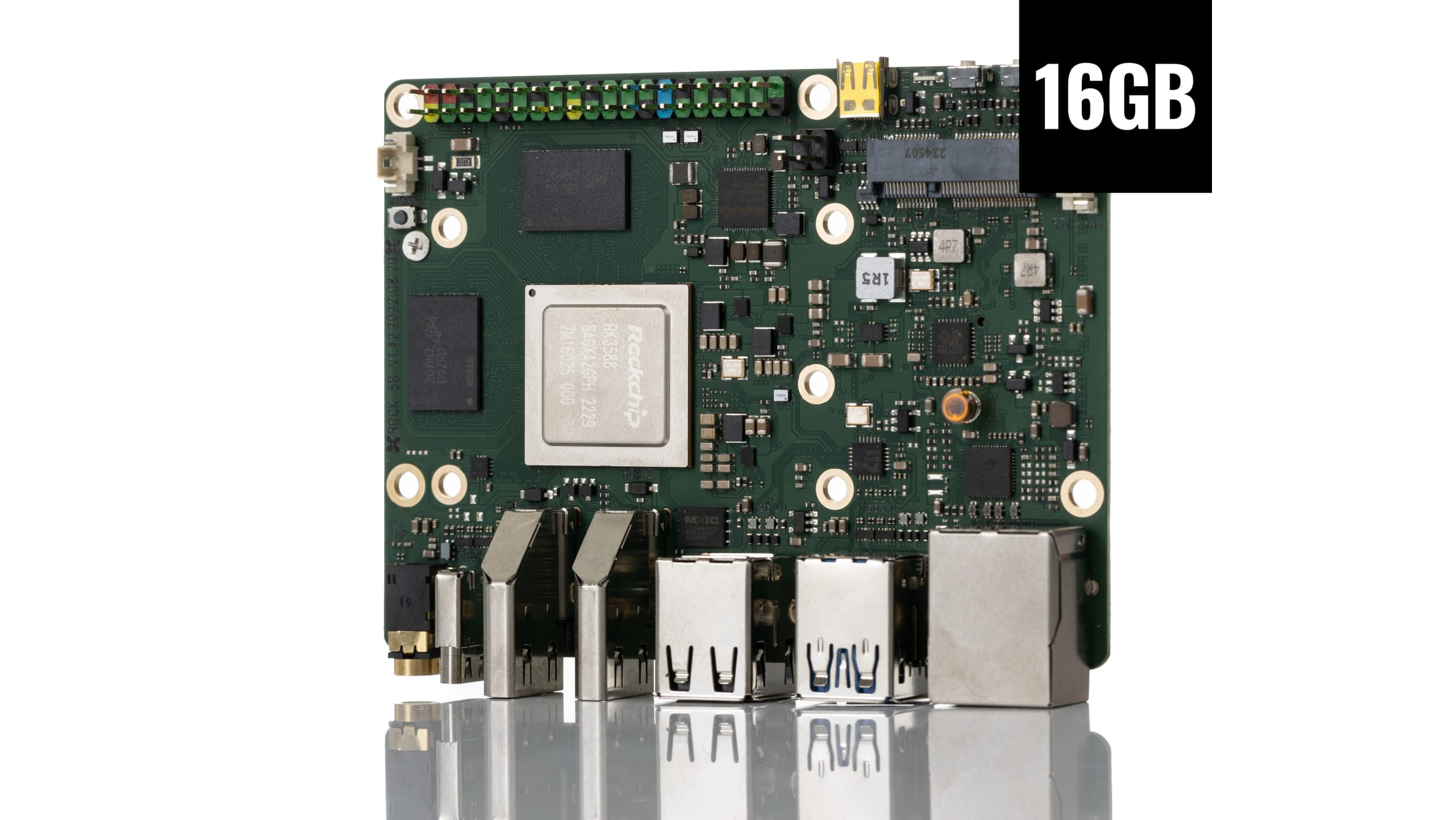 8GB Radxa rock5b 冷却ケース付き 42バ