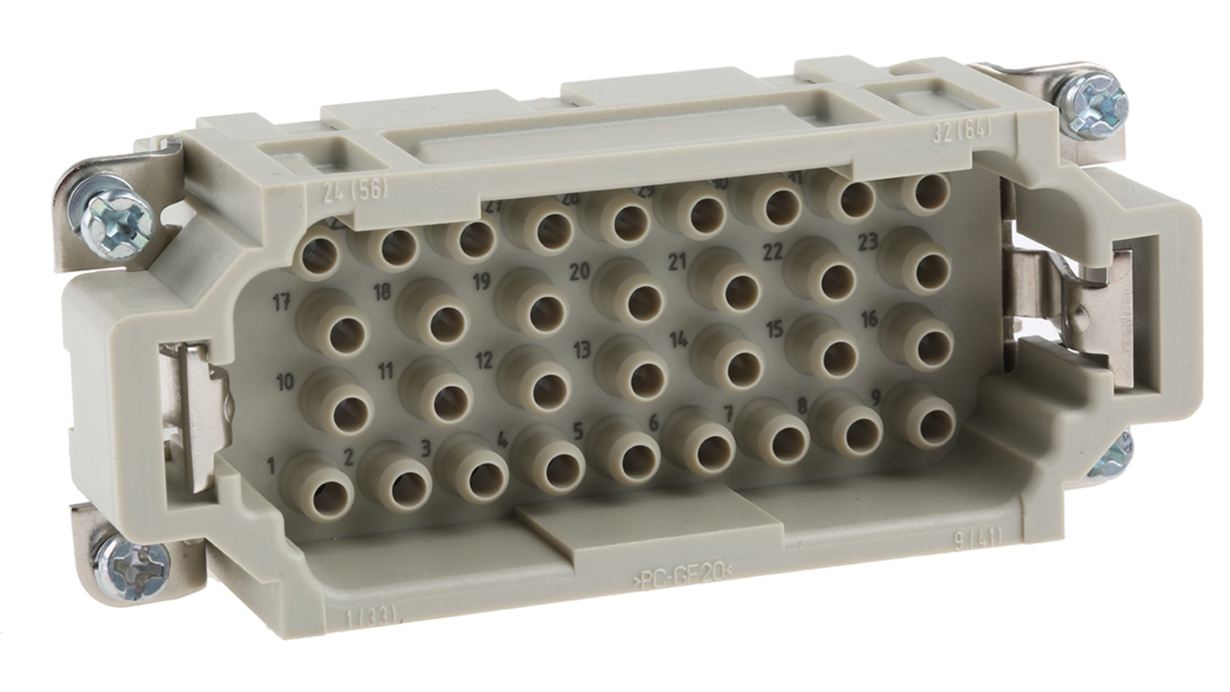 09320323001 | HARTING Heavy Duty Power Connector Insert, 16A, Male 