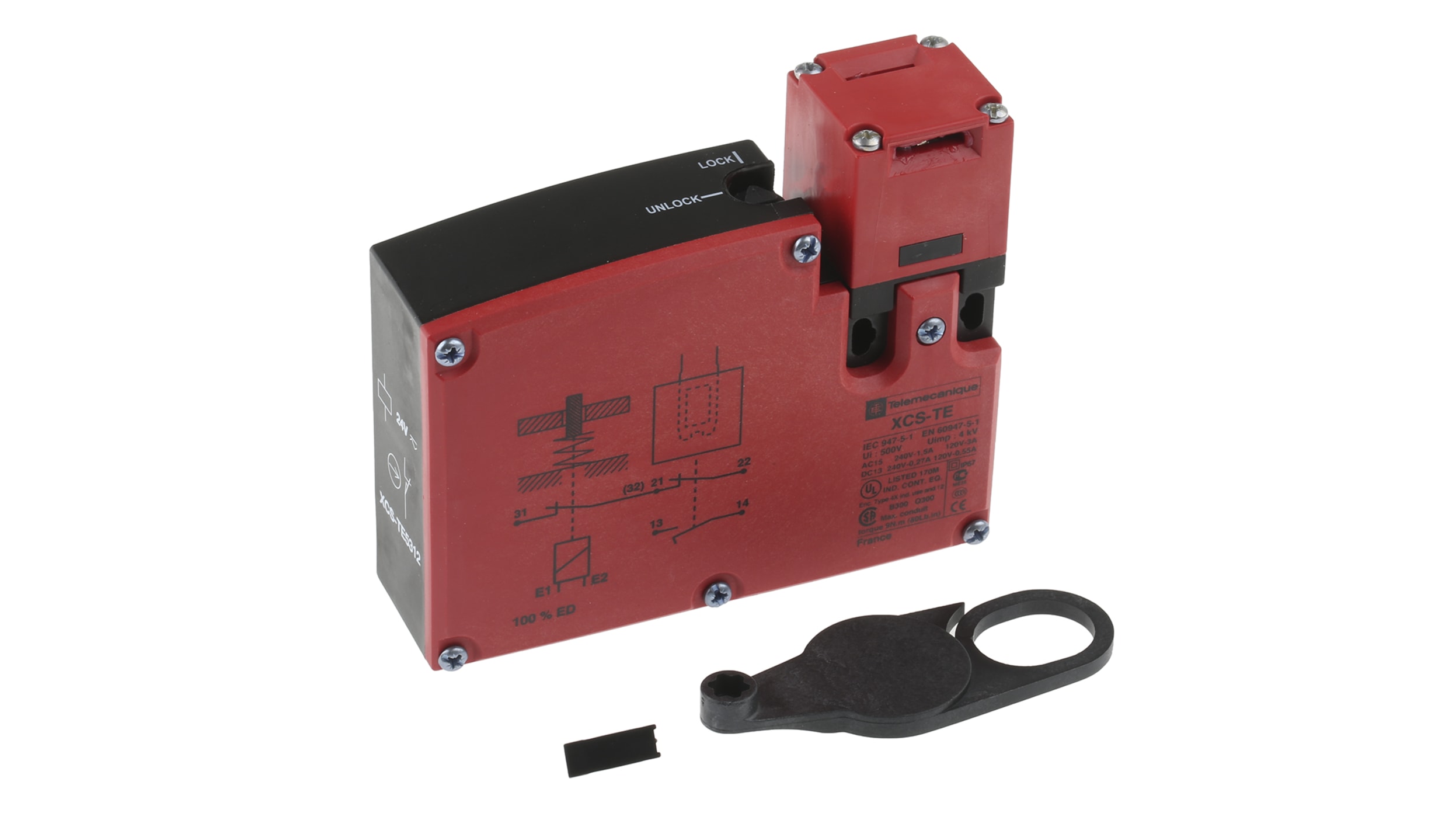 XCSTE5312 | Telemecanique Sensors XCS-TE Series Solenoid Interlock Switch