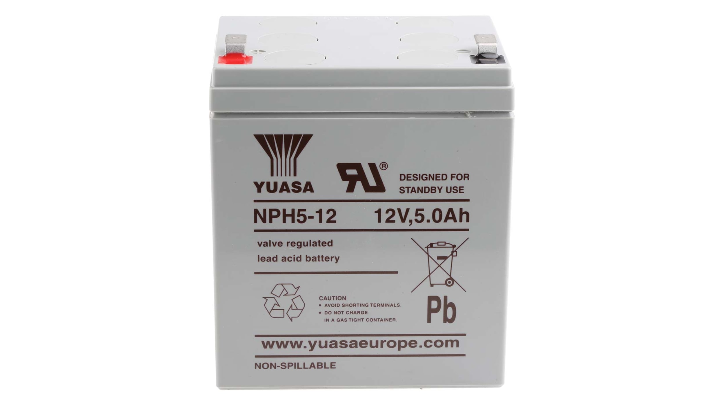 12 volt 5.0 amp hour 12v 5ah sealed lead acid battery