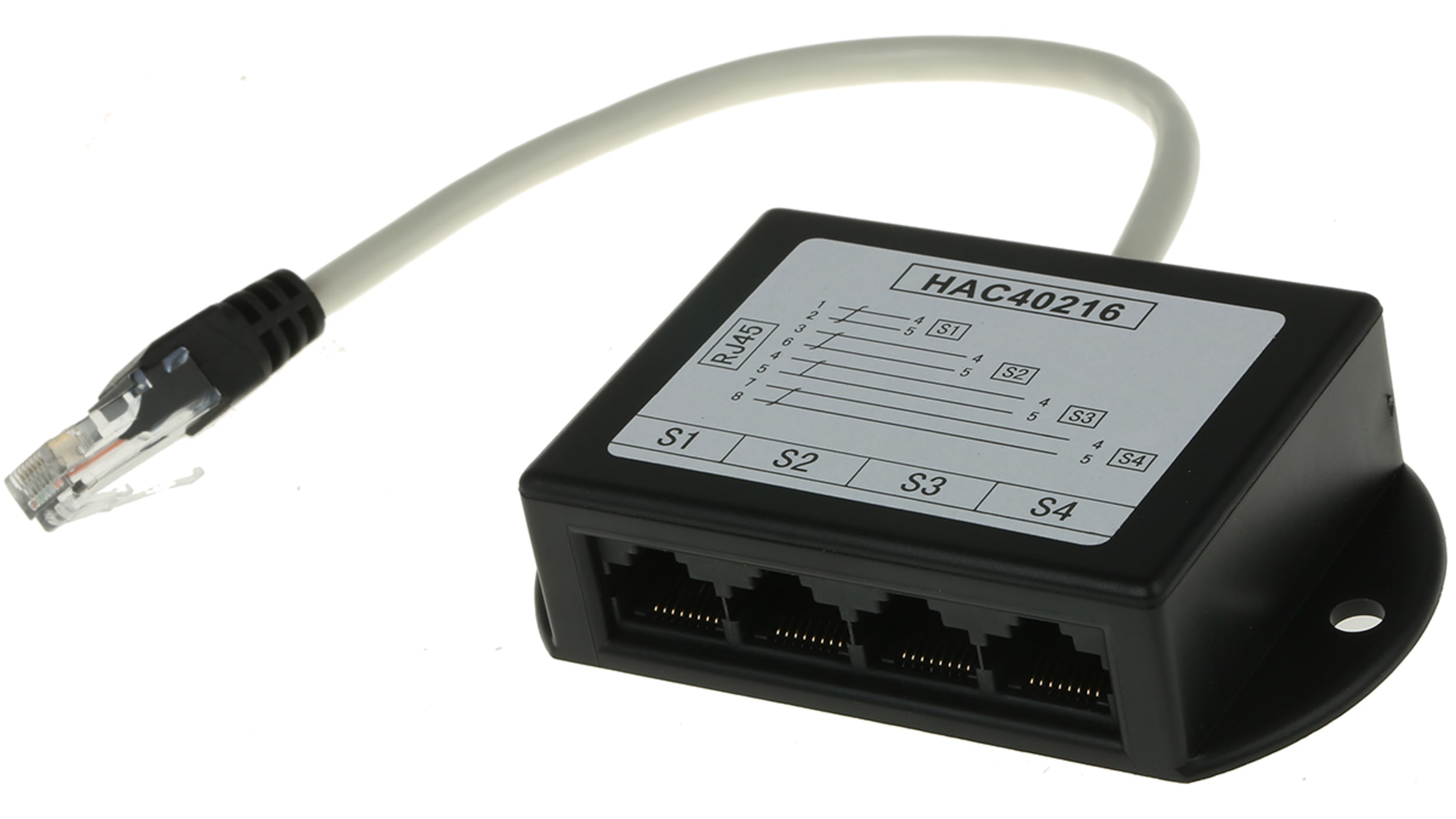 Répartiteur RJ45 Decelect Forgos, 4 ports UTP