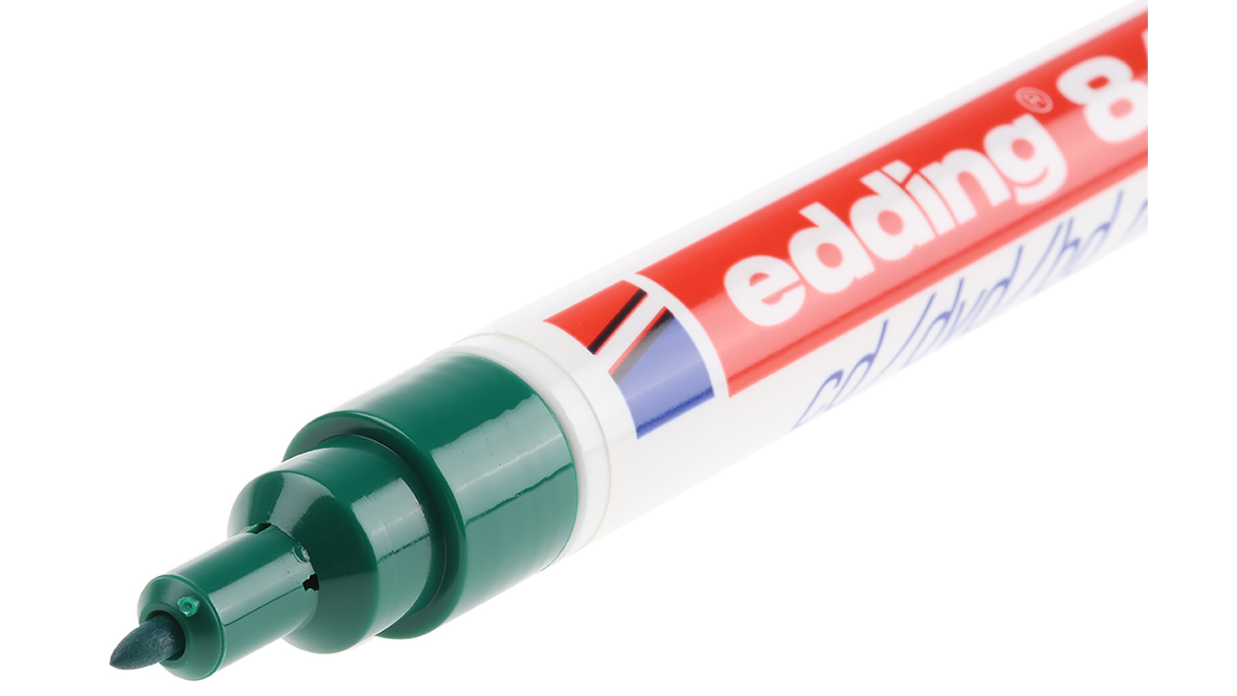 Edding Verde Pennarello per CD, pennarello indelebile Extra fine Tonda, 0.5  → 1mm