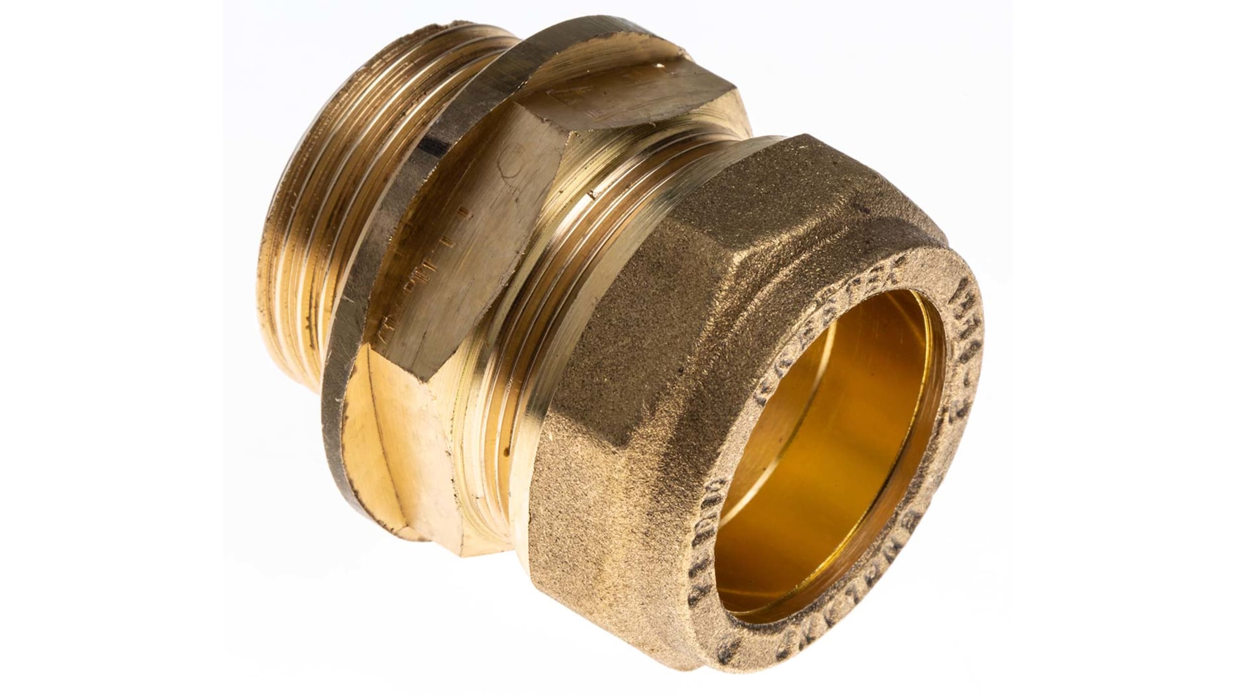 RS PRO, RS PRO Brass Compression Fitting, Straight Threaded Nut, Female  M12, 230-5188