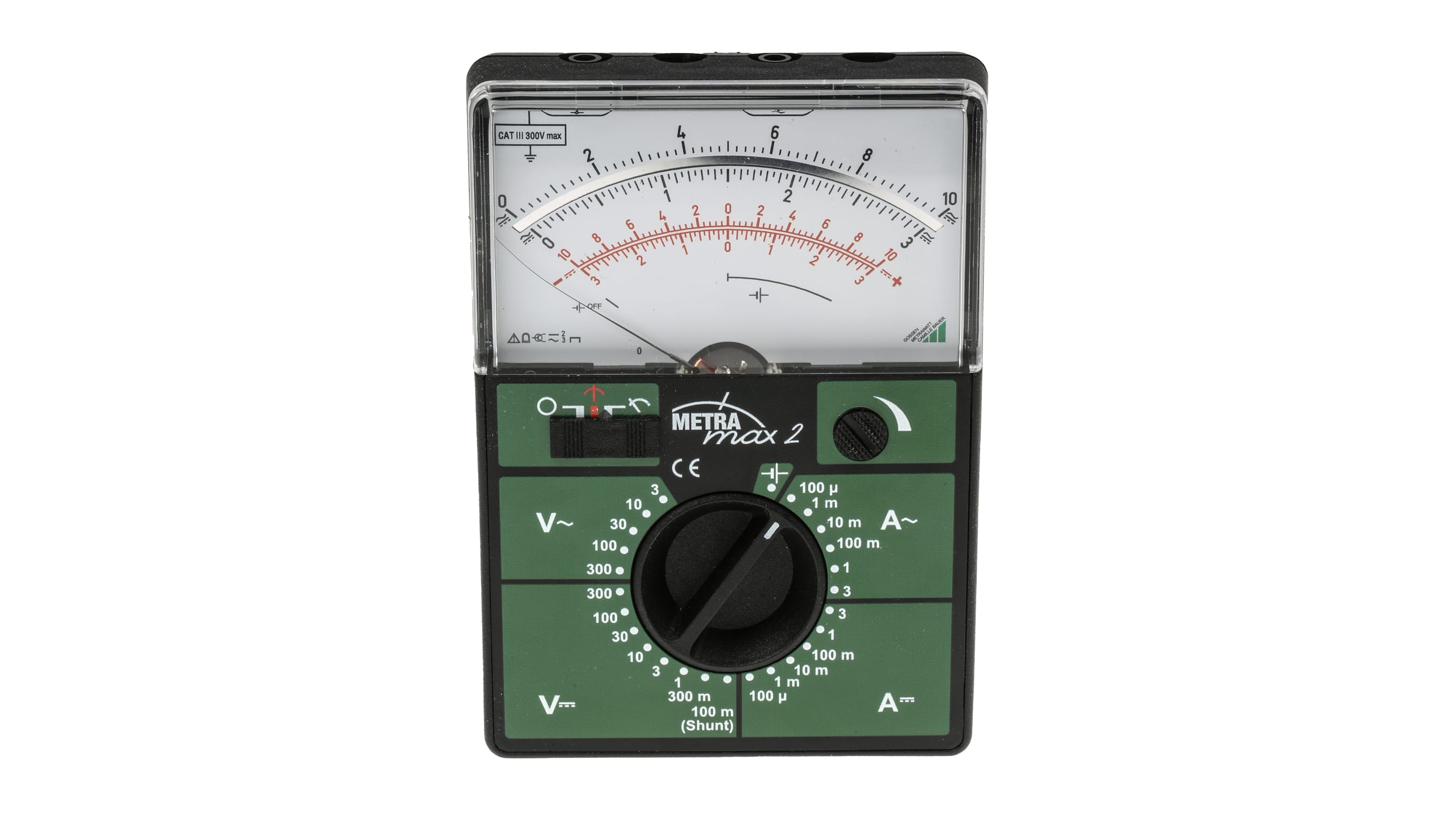 Multimètre analogique - METRAmax 2 - GOSSEN METRAWATT GmbH - portable / 300  V / 3 A