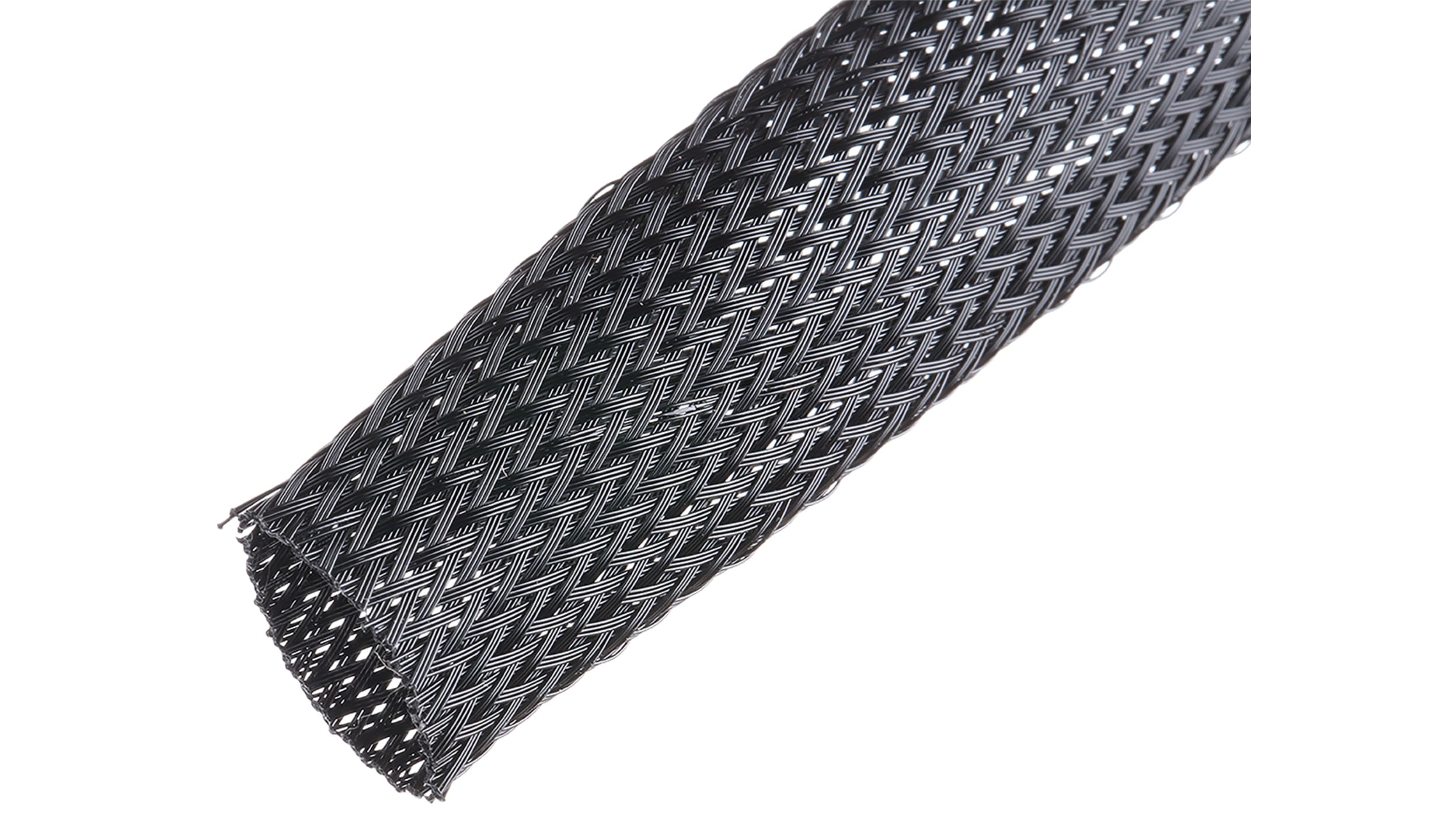 Gaine tressée expansible noire Ø 50 à 53mm en polyamide 6-6 couronne 5