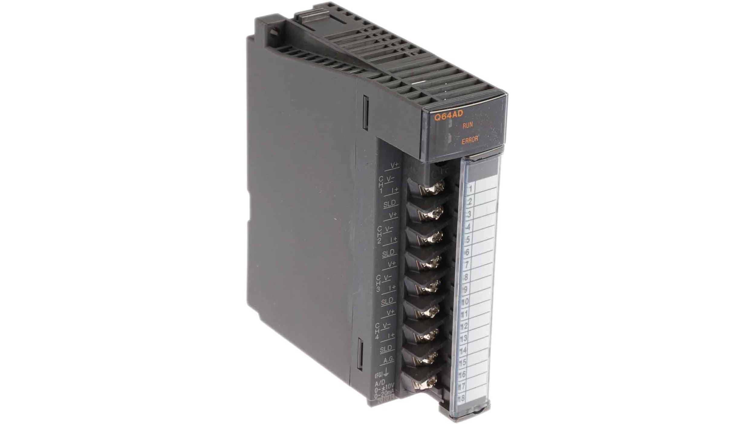 Mitsubishi MELSEC Q Series PLC I/O Module for Use with MELSEC Q Series,  Analogue