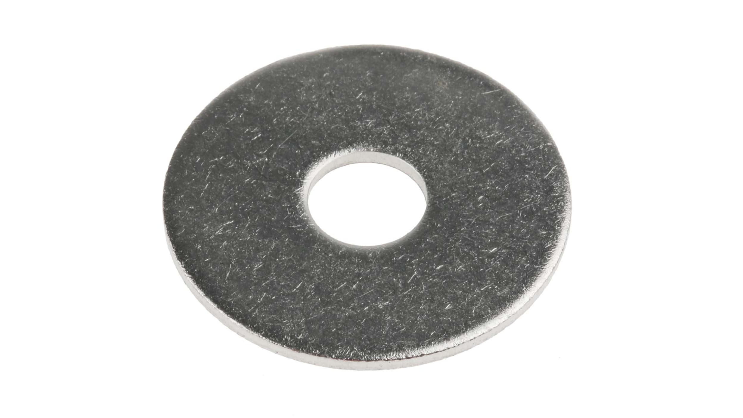 RS PRO Unterlegscheiben für M8 Schrauben Glatt A2 304 Kotflügel-, 1.5mm x  8.4mm x 30mm, Edelstahl