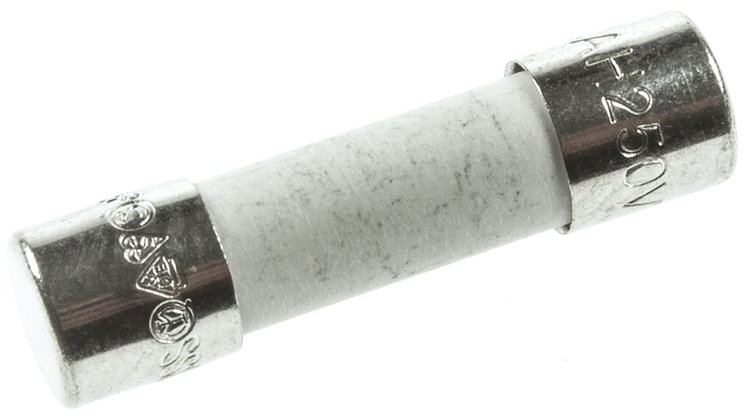 Eaton 2.5A F Glass Cartridge Fuse, 5 x 20mm