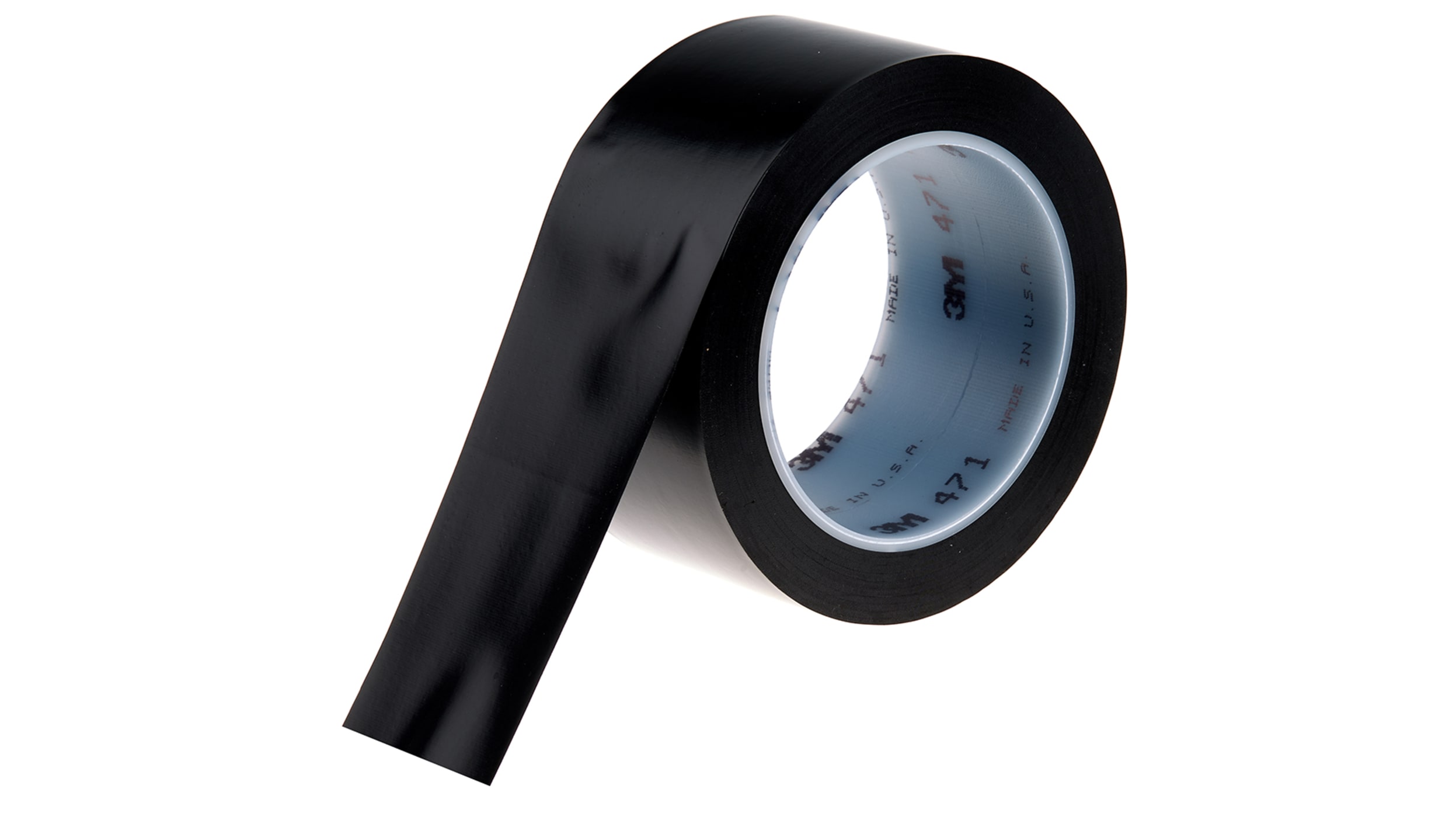 3M Scotch 471 Black Vinyl 33m Lane Marking Tape, 0.14mm