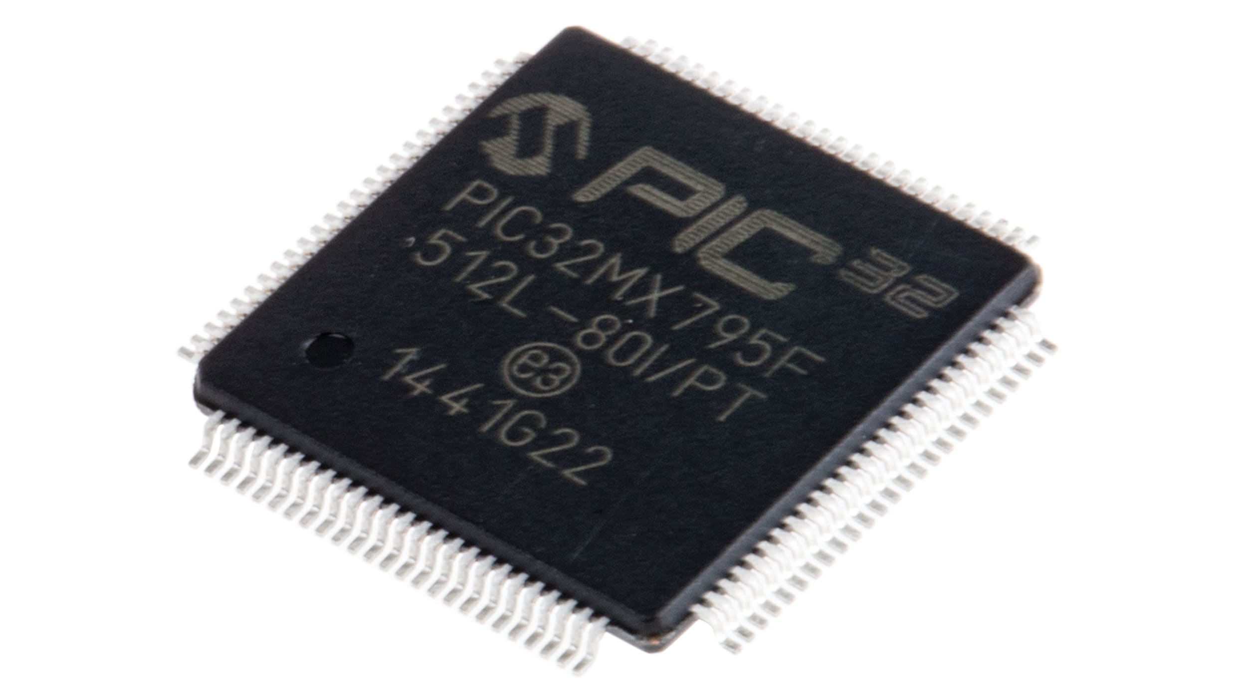 Microchip マイコン, 100-Pin TQFP PIC32MX795F512L-80I/PT | RS