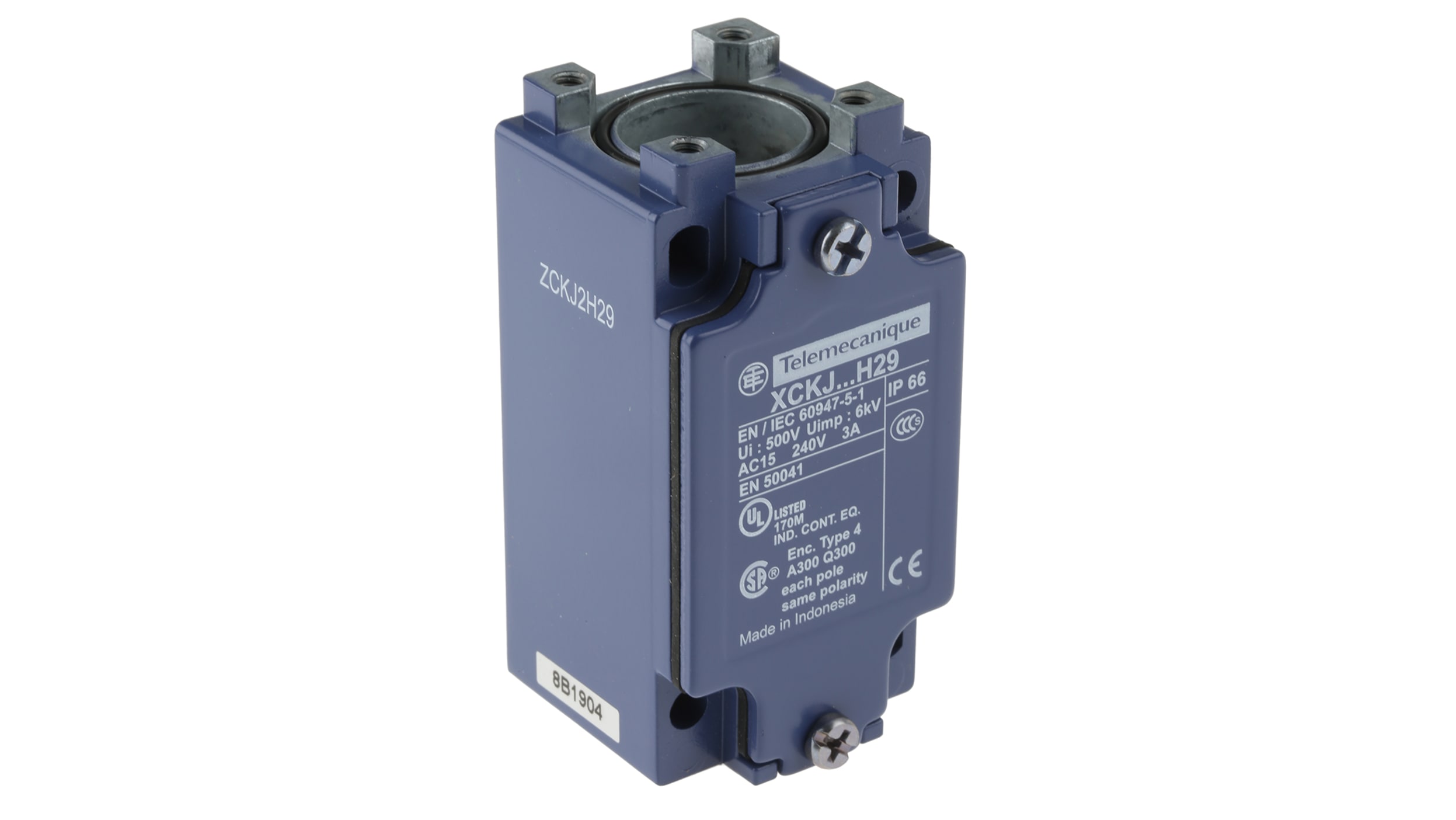 ZCKJ2H29 | Telemecanique Sensors OsiSense XC Series Limit Switch, 2NO/2NC, IP65, DP, Metal Housing, 240V ac Max, 10A Max | RS ZCKJ2H29 | Telemecanique Sensors OsiSense XC Series Limit Switch, 2NO/2NC, IP65, DP, Metal Housing, 240V ac Max, 10A Max | RS