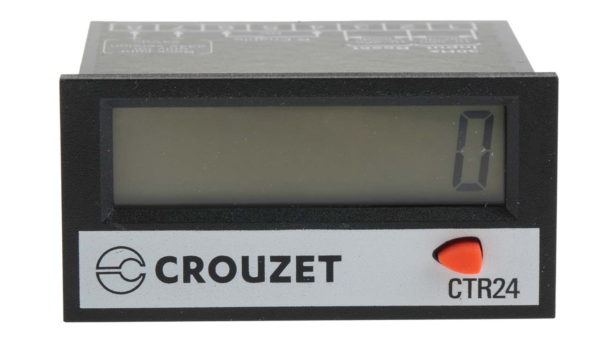 87622070 | Crouzet CTR24 Zähler LCD 8-stellig, Impulse, 260 V ac 