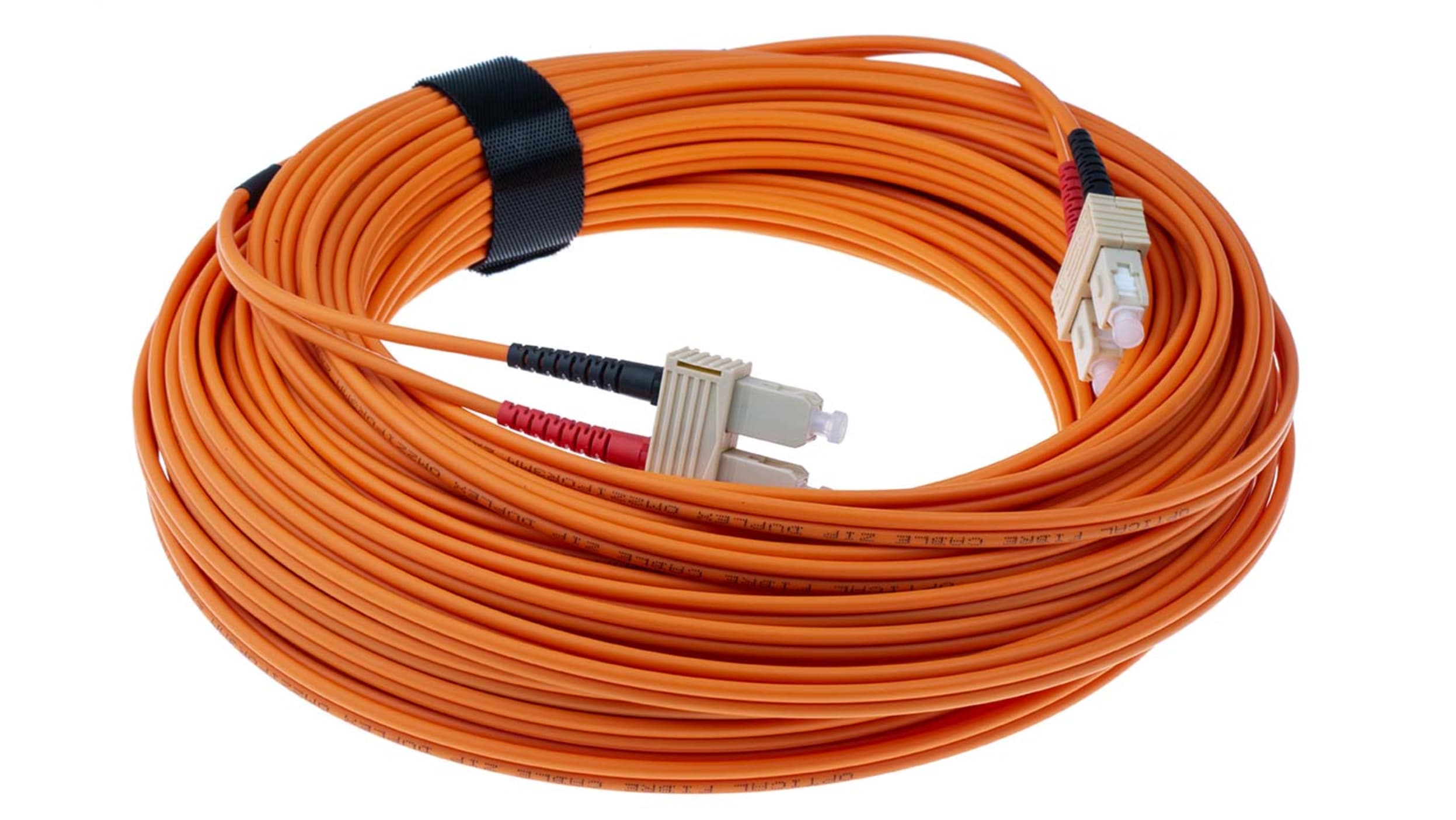 Câble fibre optique RS PRO 10m Avec connecteur / LC, OM1 Multi-mode ( Prix  pour 1 )