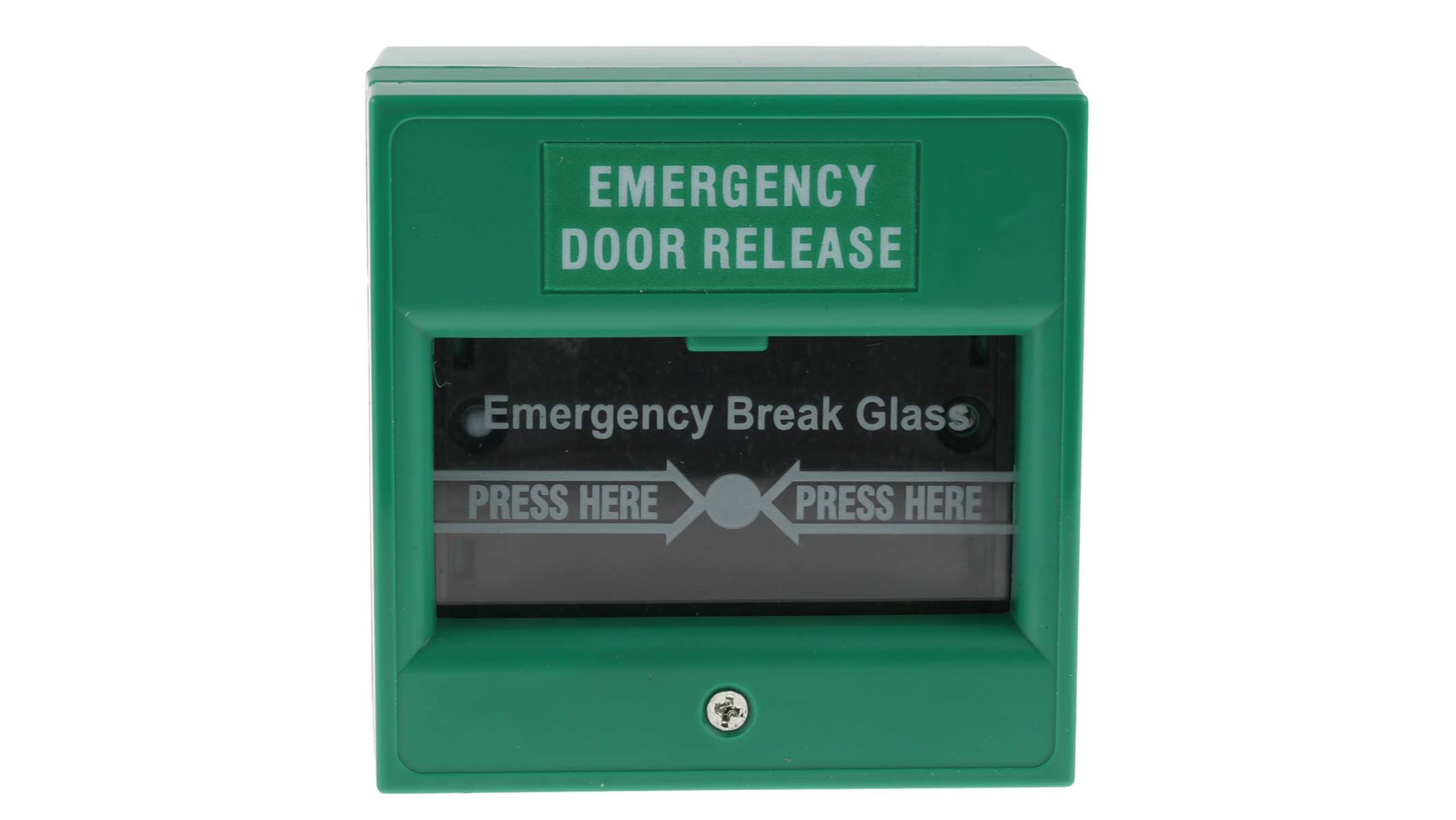 RS PRO  RS PRO Green Emergency exit unlocking box, Break Glass