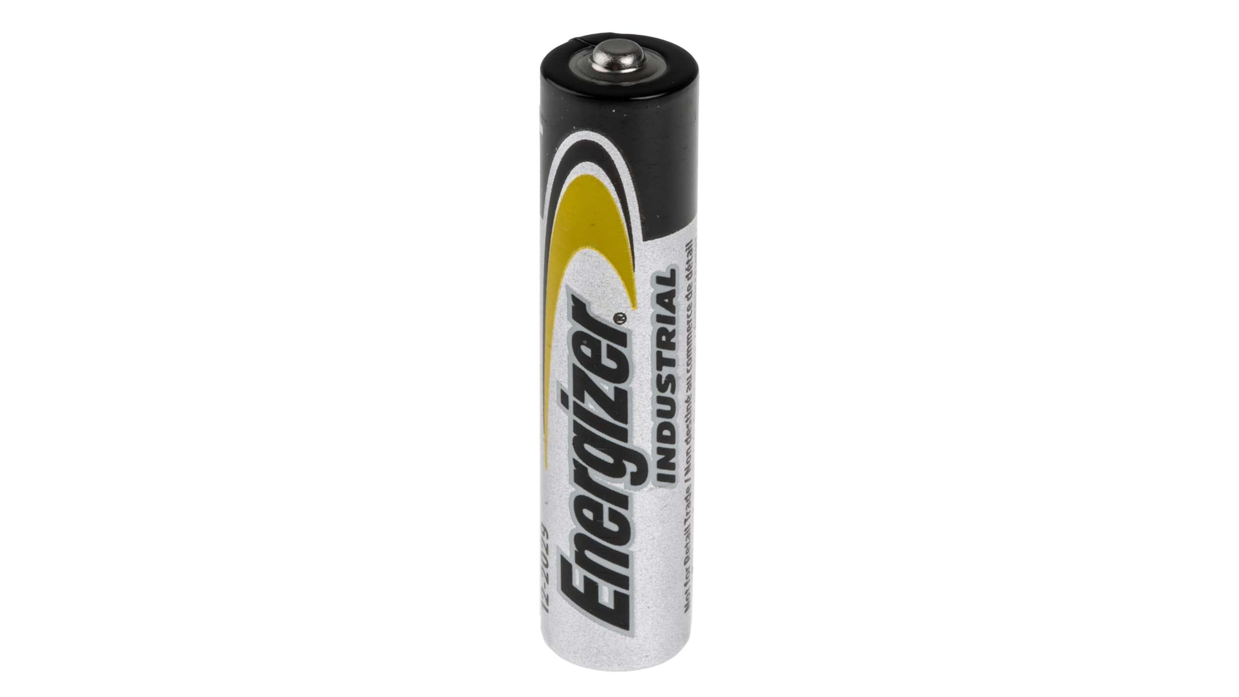 Energizer Industrial Alkaline AAA Batteries 1.5V RS Stock No.: 760