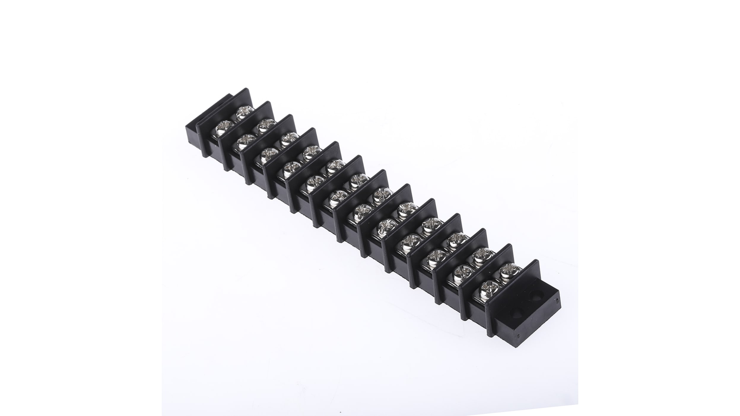 RS PRO Non-Fused Terminal Block, 12-Way, 20A, 12 AWG Wire, Screw  Termination RS Stock No.: 763-8122