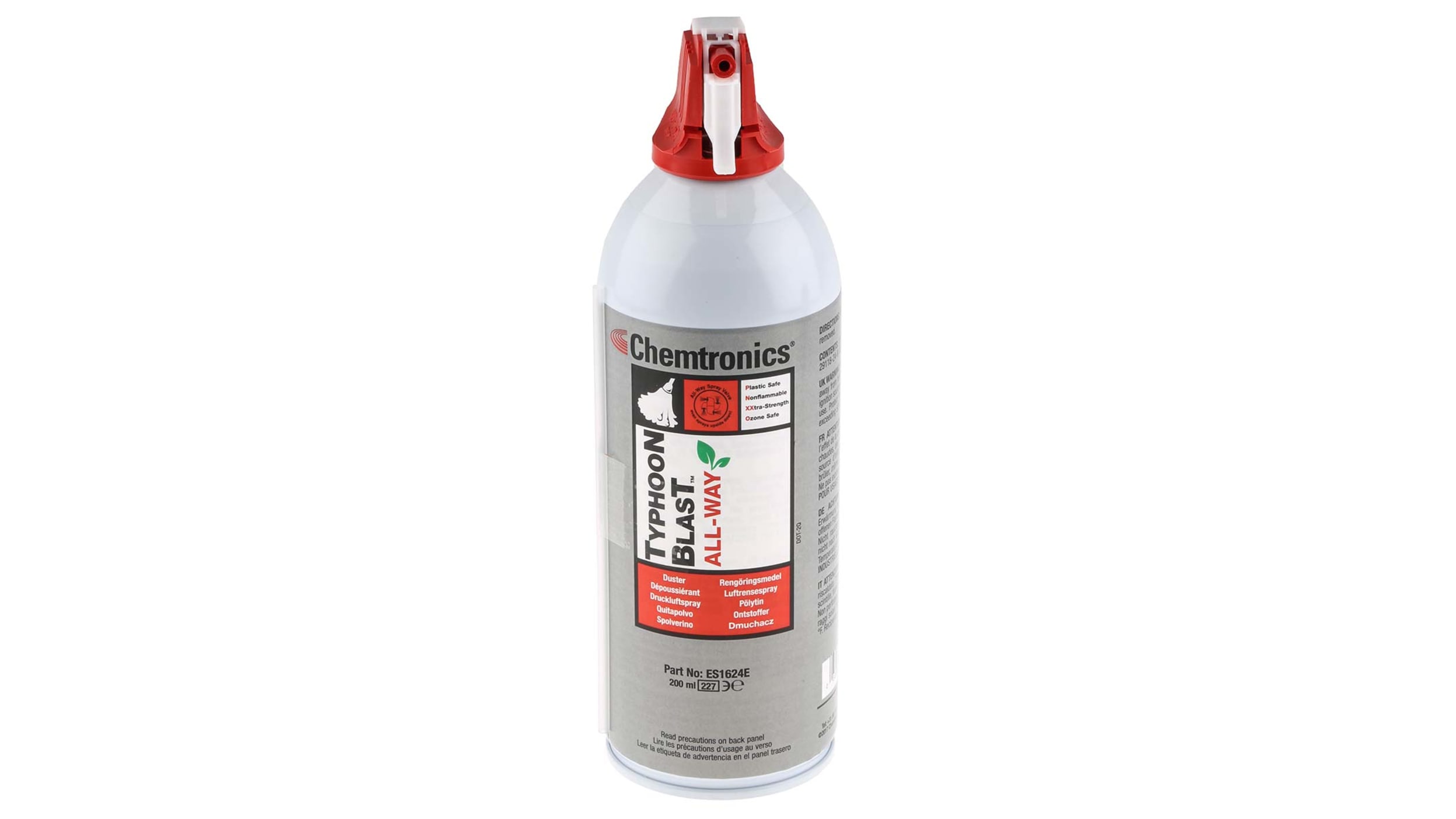 ITW Chemtronics Typhoon Blast All-Way Duster Überkopf Hochdruck  Druckluftspray HFO nicht entflammbar 200 ml