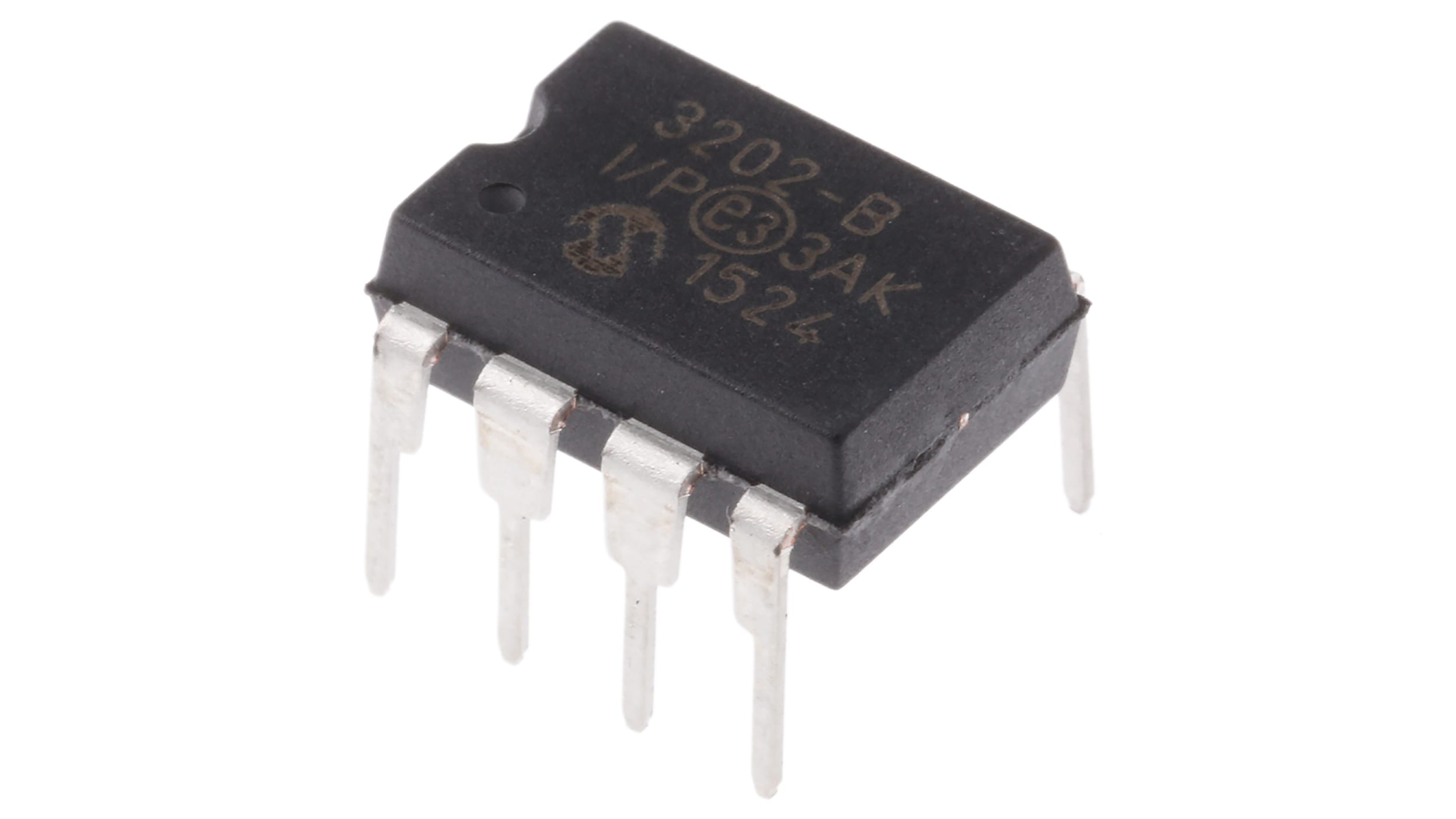 Microchip A/Dコンバータ, 12ビット, ADC数:2, 100ksps, MCP3202 