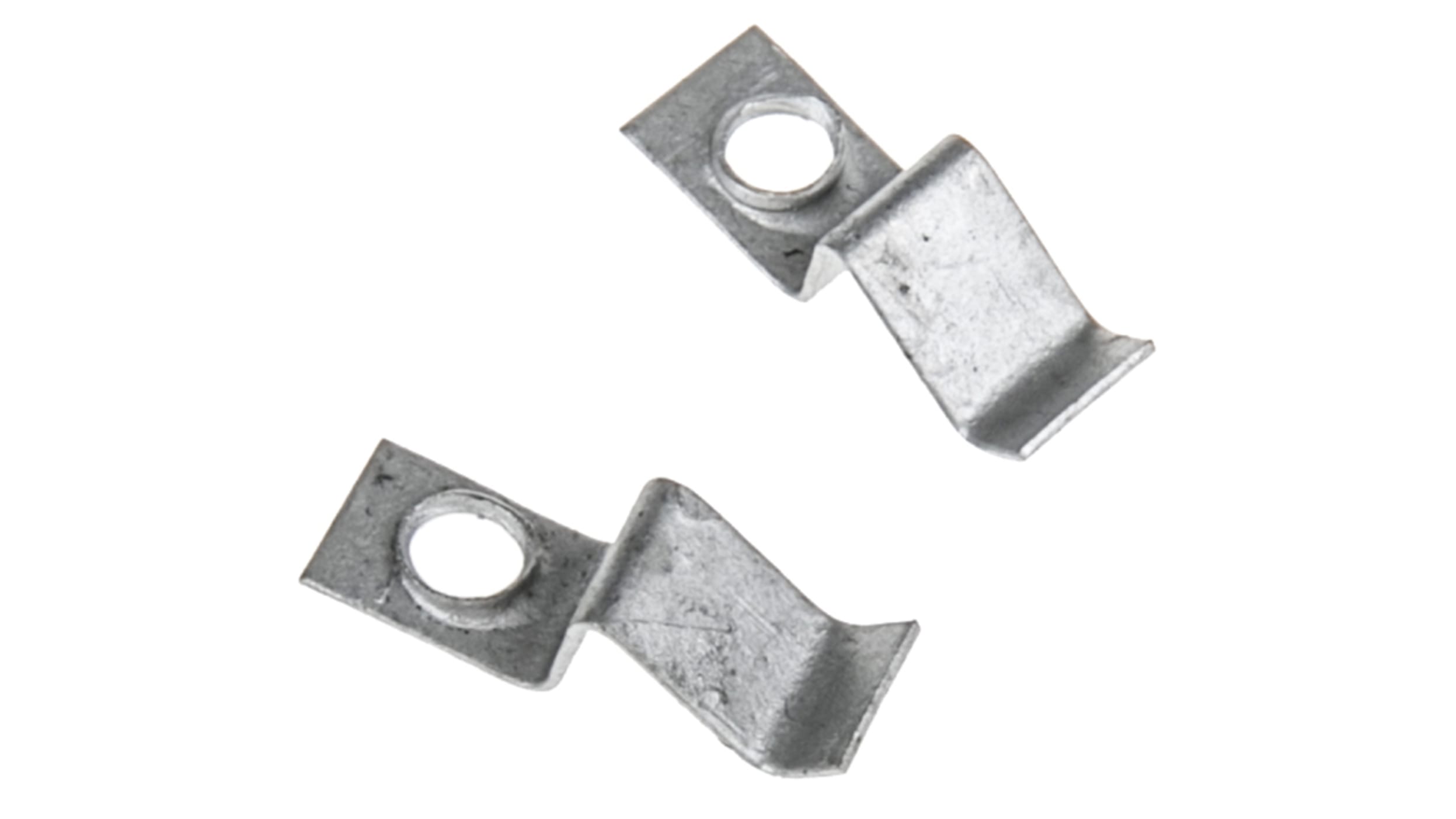 TMC209-ZP, UVOX Galvanisierter Stahl Federklemmen, 16.5mm x 7mm x 6mm 4mm