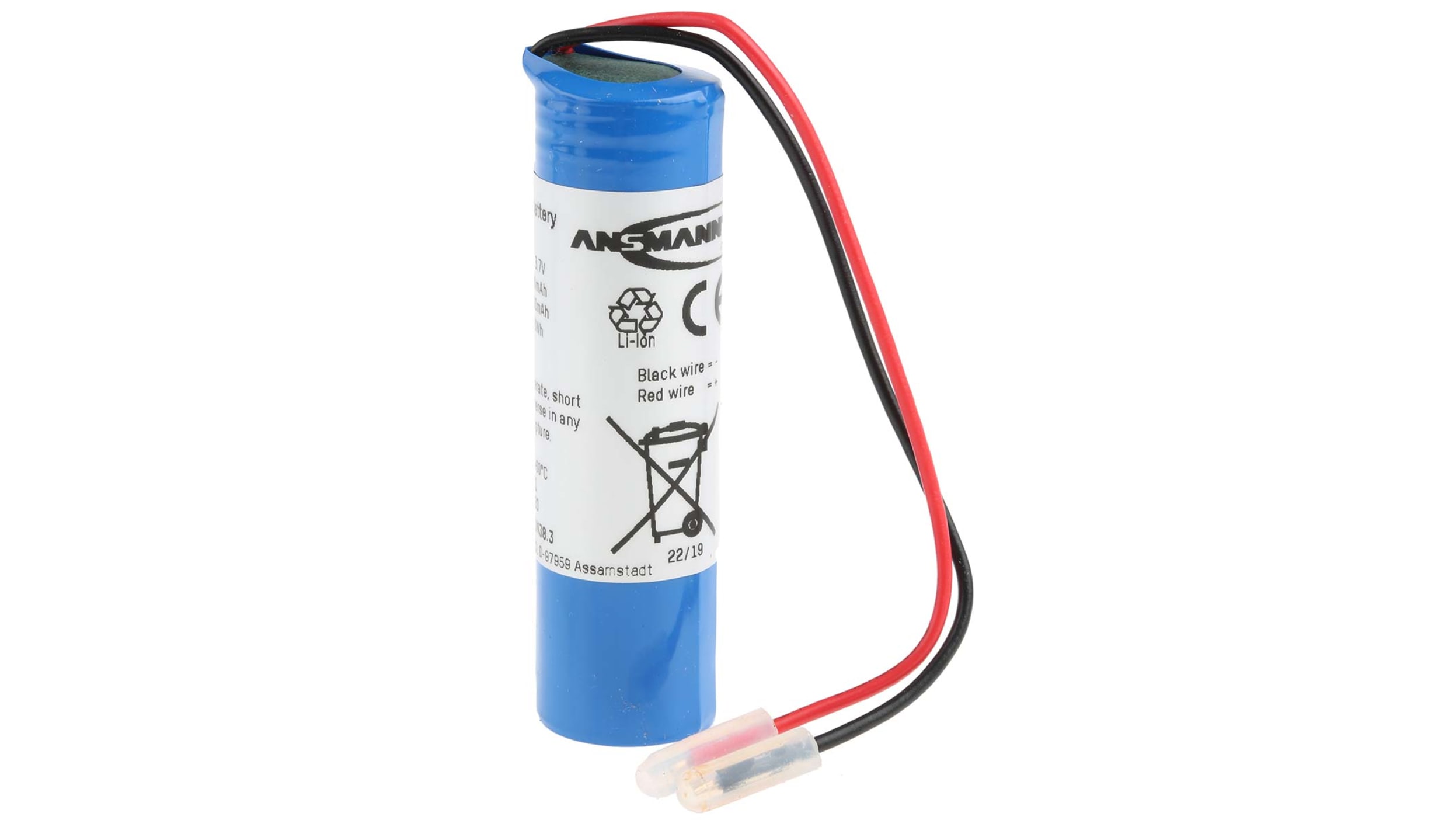 Batterie ANSMANN 18650 - Li-Ion - 3.7V - 2600mAh