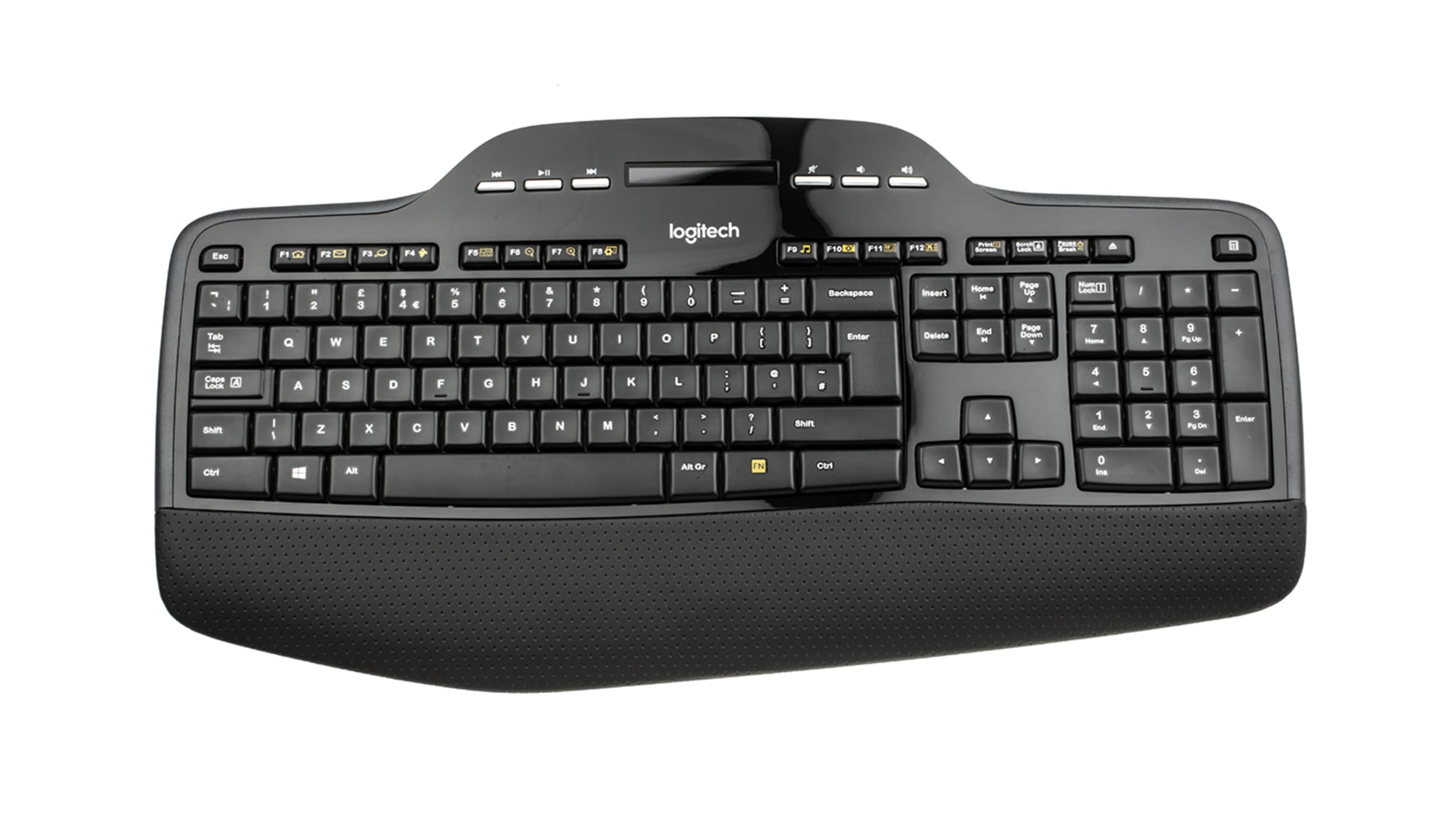 920-002429 | Logitech Wireless Keyboard and Mouse Set, QWERTY, Black Black/Grey (Mouse) | RS