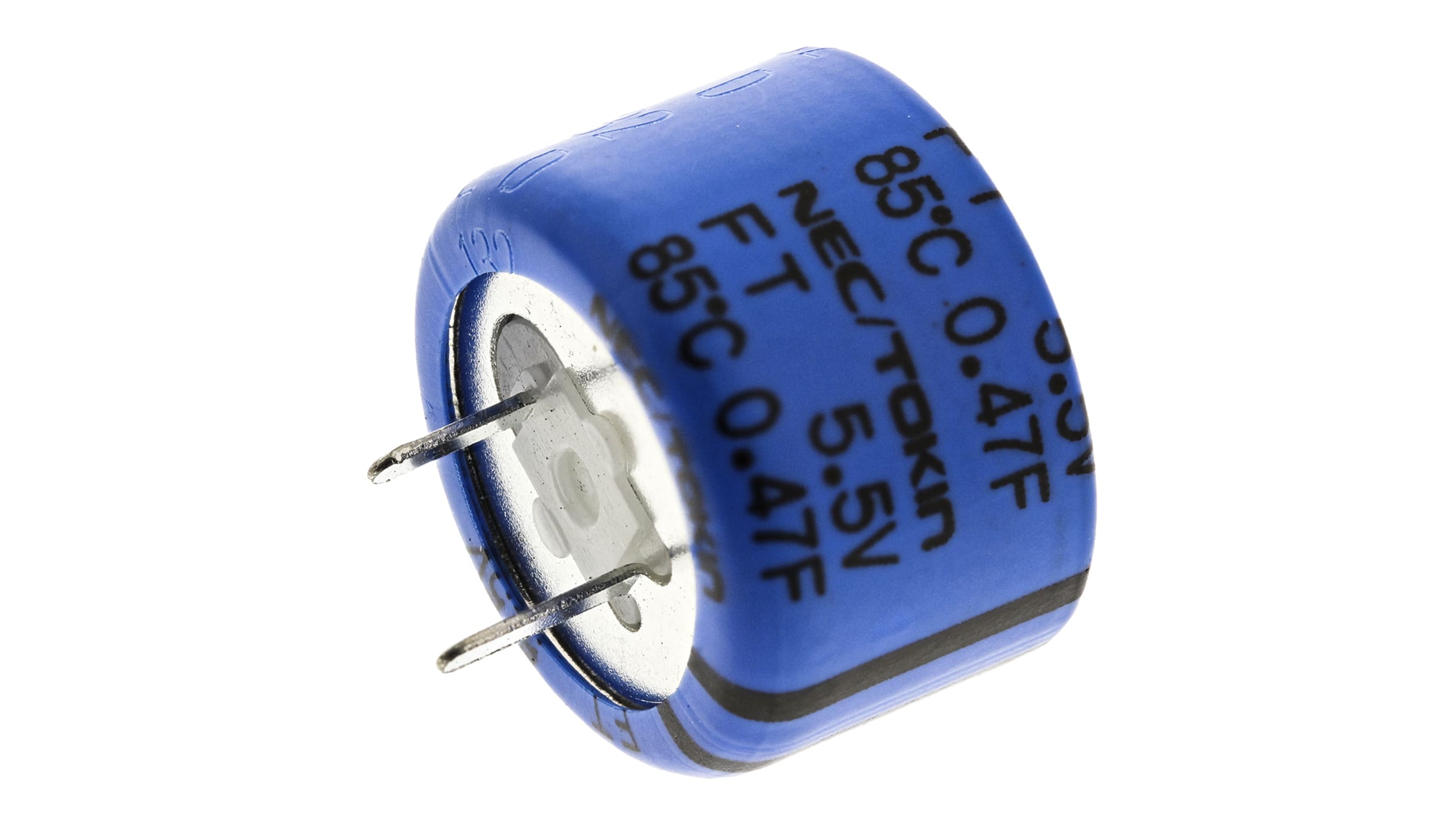 FT0H474ZF | KEMET 電気二重層コンデンサ 5.5V dc 0.47F リード品 