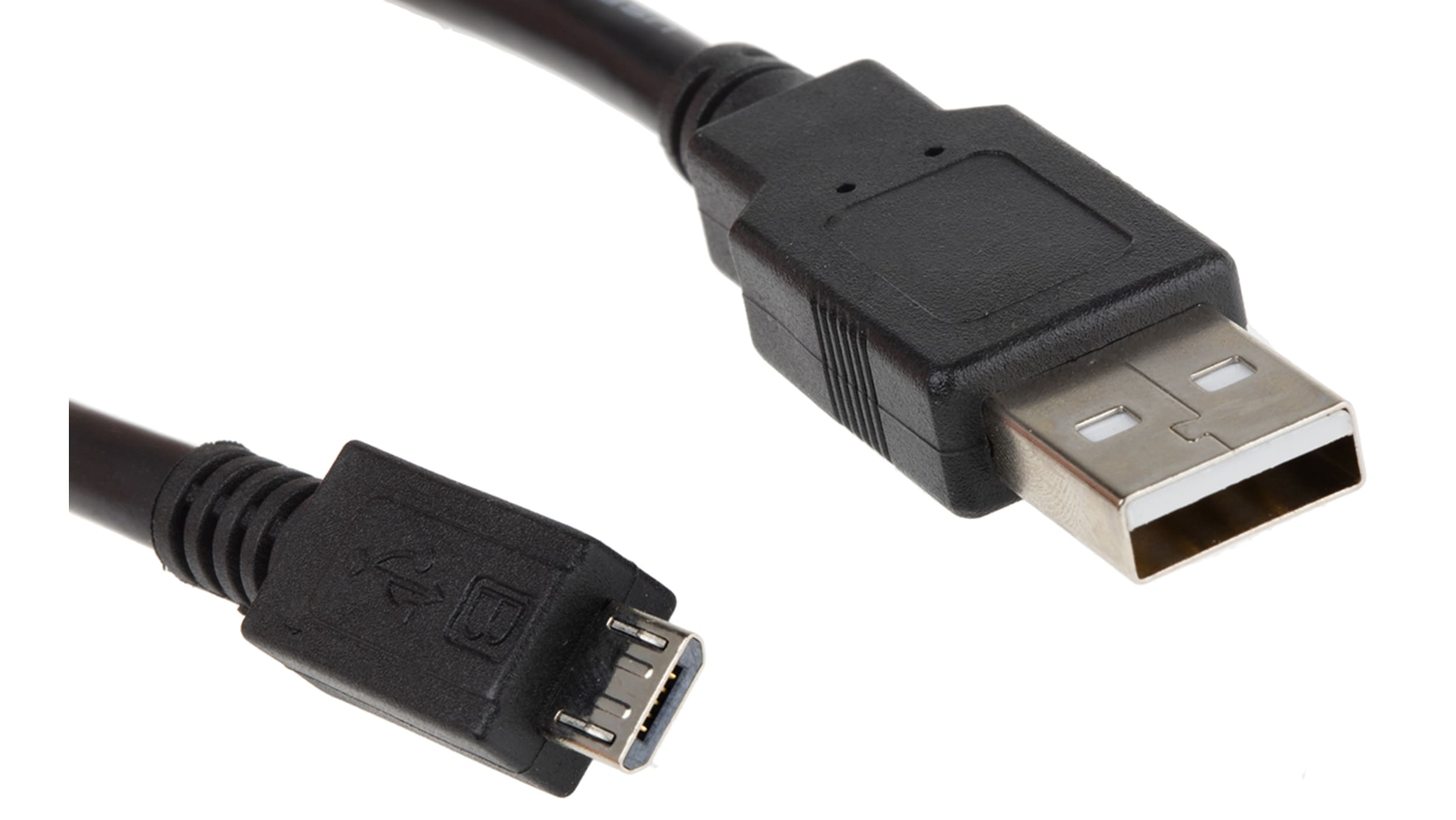 Roline USB-Kabel, USBA / Micro-USB B, 1.8m USB 2.0 Schwarz