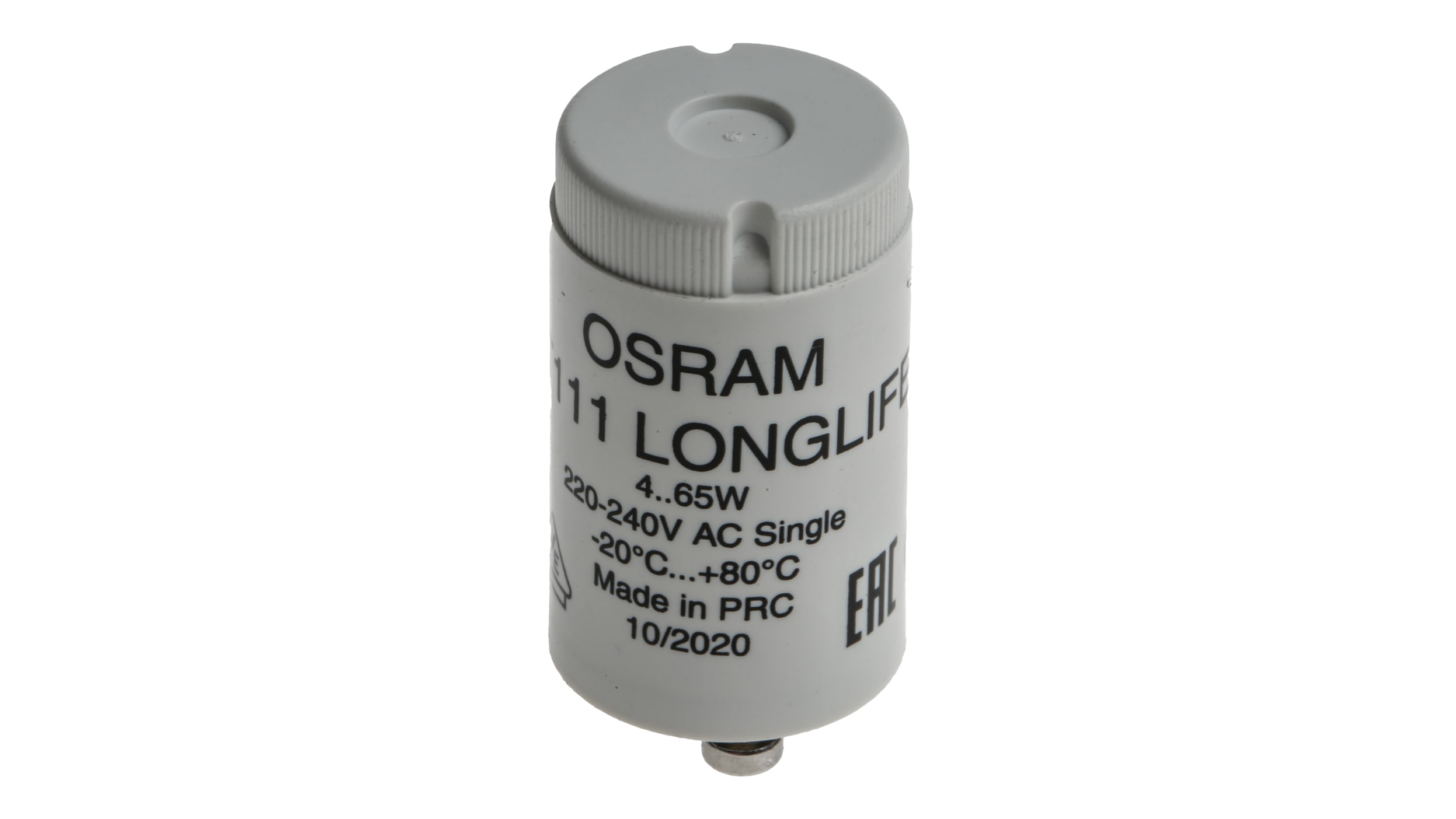 Osram 4050300854045, Glow Lighting Starter, 65 W, 220 to 240 V, 40.3 mm  length , 21.5mm Diameter