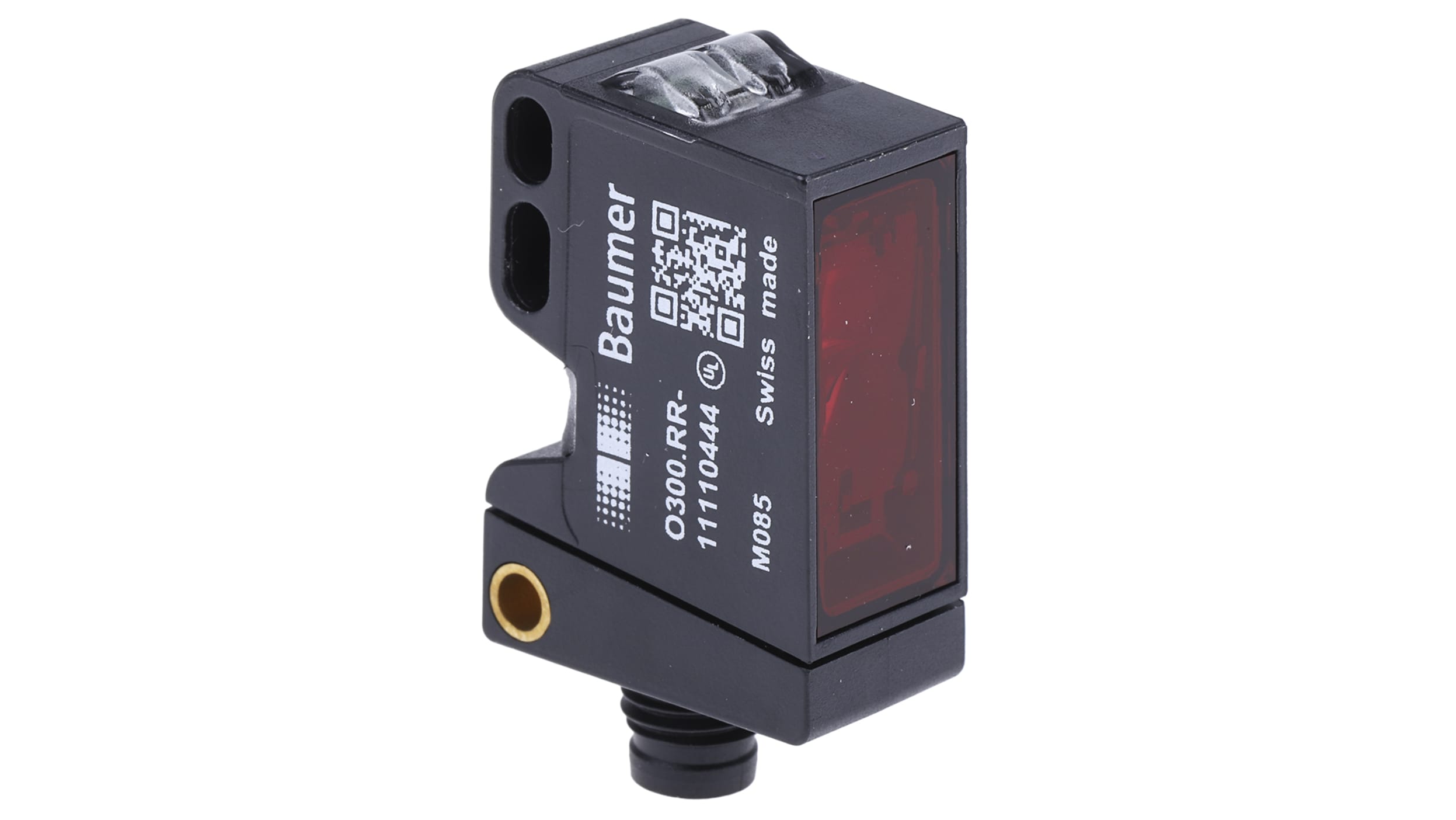 Baumer Retroreflective Photoelectric Sensor, Block  Sensor, → m Detection Range RS