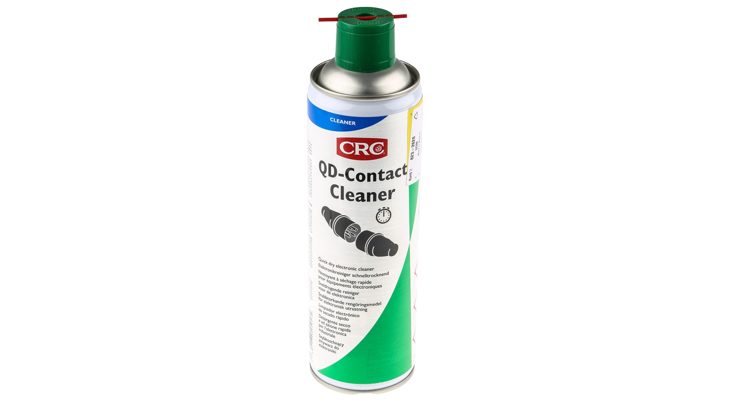 CRC QD-Contact Cleaner, Typ Reiniger für elektrische Kontakte Kontaktspray,  Spray, 500 ml