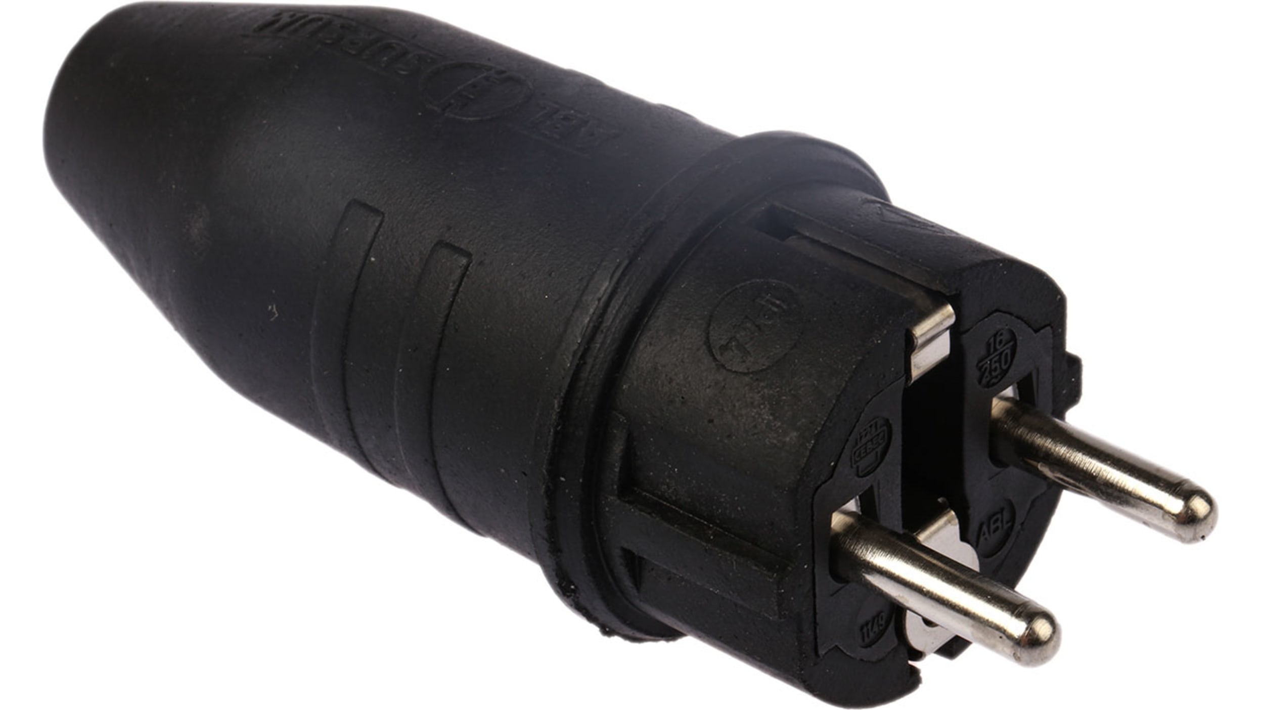 ABL Sursum French / German Mains Plug, 16A, Cable Mount, 250 V